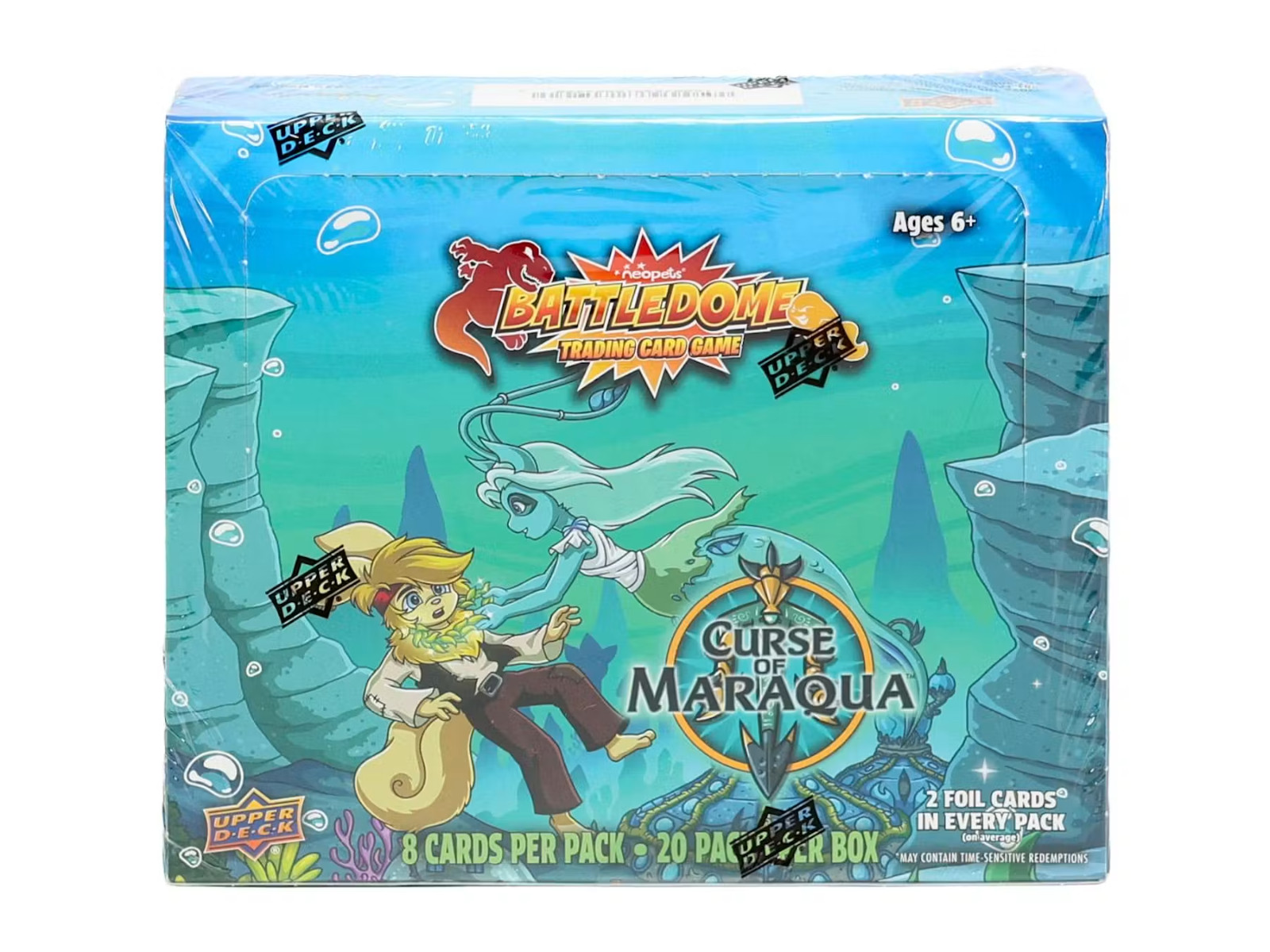 Neopets Battledome TCG Curse of Maraqua Sealed Booster Box Of 20 Packs Neopets Battledome TCG Curse of Maraqua Sealed Booster Box Of 20 Packs