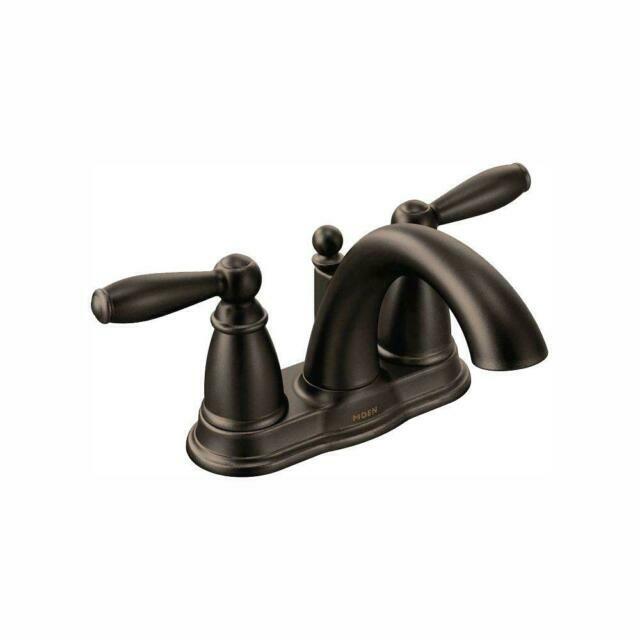 Moen 6610ORB Brantford Oil Rubbed Two-Handle Low Arc Bathroom Faucet - Bronze Moen 6610ORB Brantford Oil Rubbed Two-Handle Low Arc Bathroom Faucet - Bronze