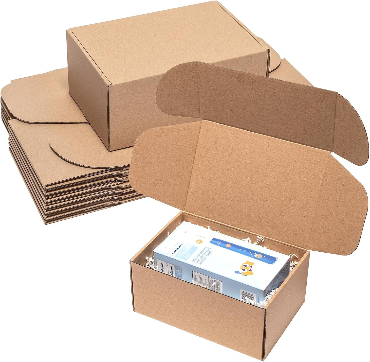Shipping Boxes 9X6X4 Inches 25 Pack Corrugated Cardboard Brown Box Shipping Boxes 9X6X4 Inches 25 Pack Corrugated Cardboard Brown Box