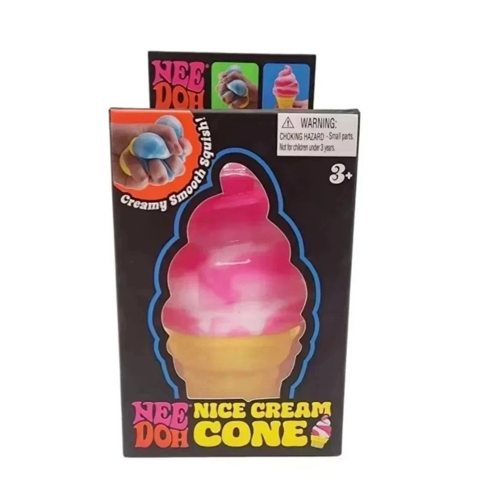 NeeDoh NICE CREAM CONE Ice Cream Squishy Toy 2026 NEE DOH Stress Ball NeeDoh NICE CREAM CONE Ice Cream Squishy Toy 2026 NEE DOH Stress Ball