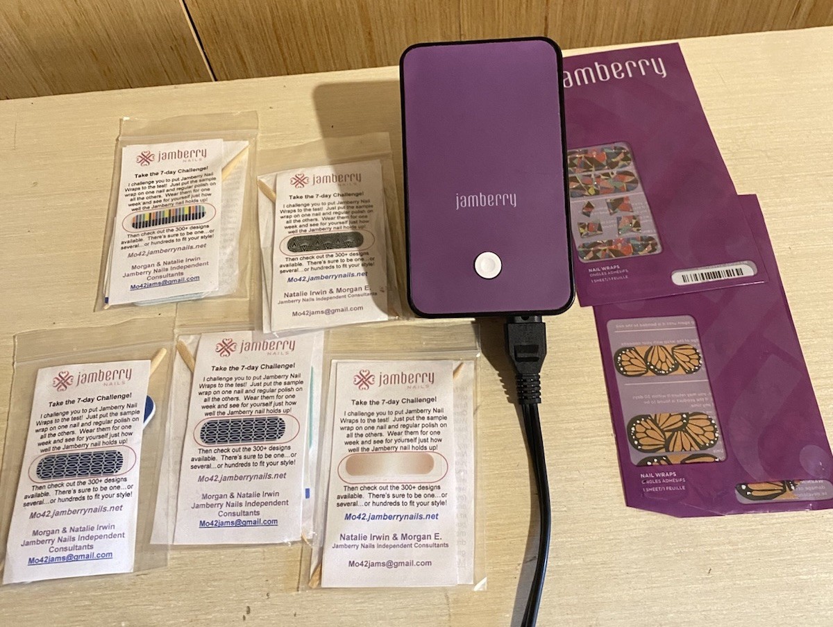 Jamberry Mini Nail Heater Tested Working W/ Jamberry and Color Street Wraps Lot Jamberry Mini Nail Heater Tested Working W/ Jamberry and Color Street Wraps Lot