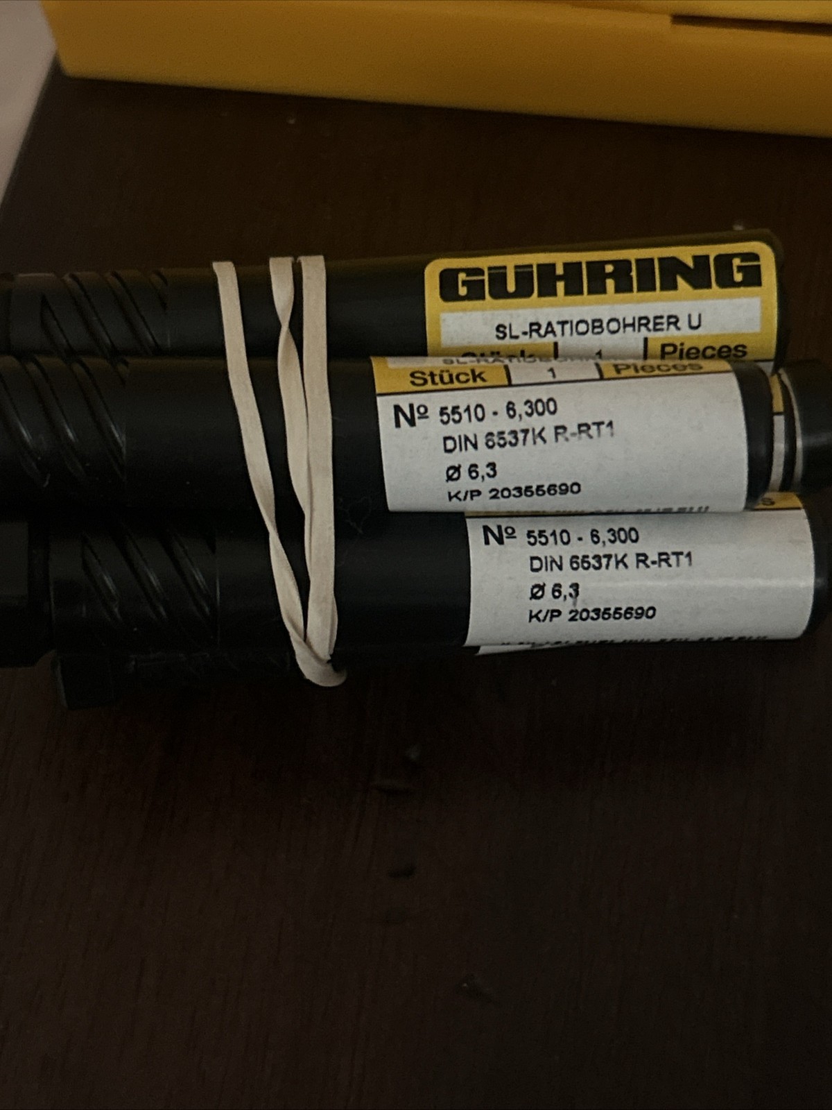 Guhring 5510 6.3mm Carbide Ratio Drill DIN6537K R RT1 HF Signum New Guhring 5510 6.3mm Carbide Ratio Drill DIN6537K R RT1 HF Signum New