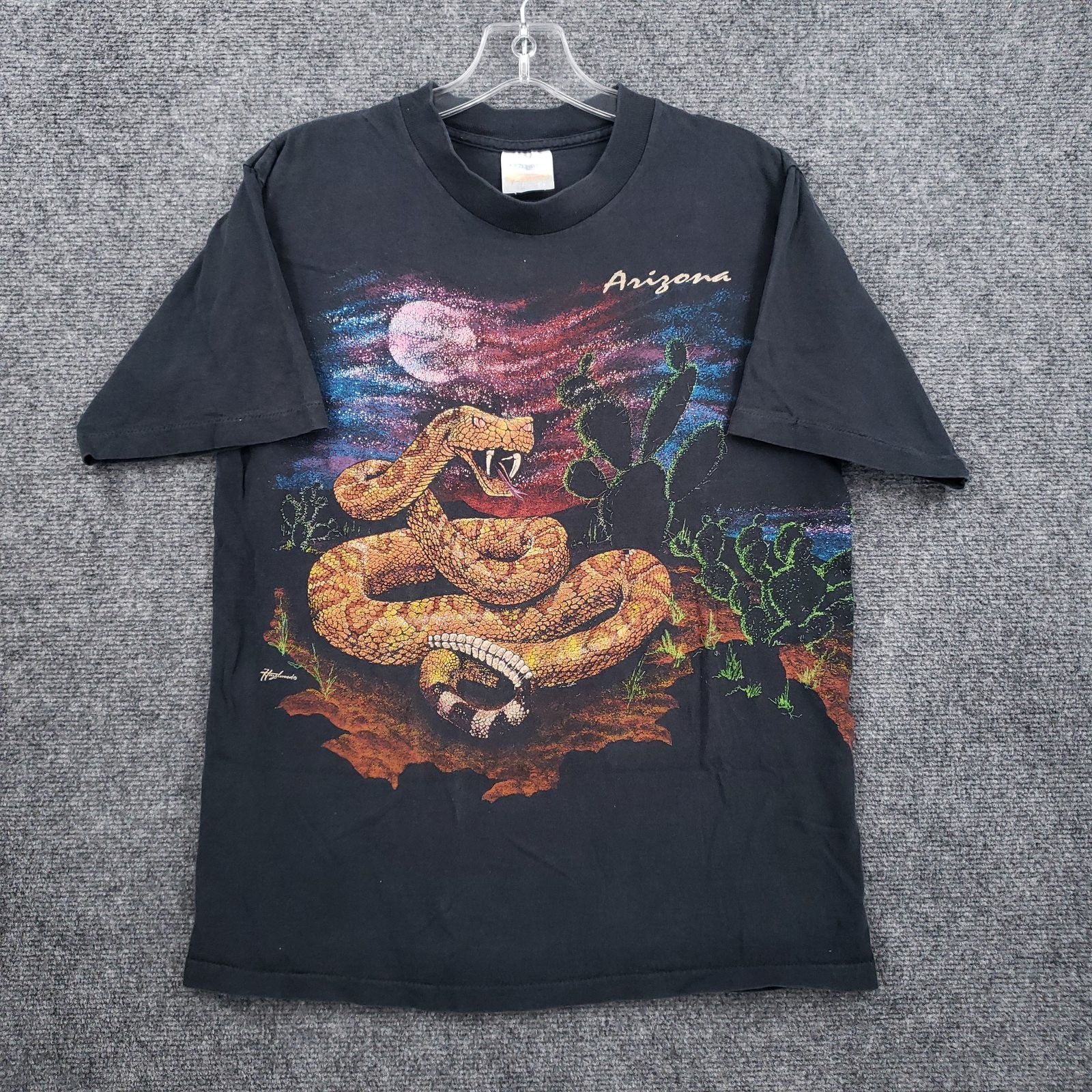 VINTAGE Hazelwood Rattlesnake Arizona Wildlife Graphic T Shirt Mens M Medium VINTAGE Hazelwood Rattlesnake Arizona Wildlife Graphic T Shirt Mens M Medium