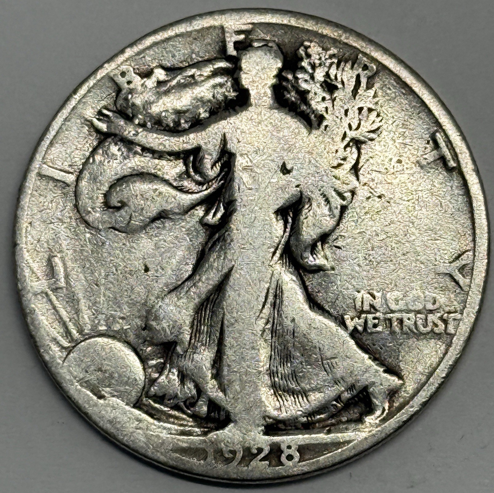 1928 S 50c Walking Liberty Silver Half Dollar 1928 S 50c Walking Liberty Silver Half Dollar