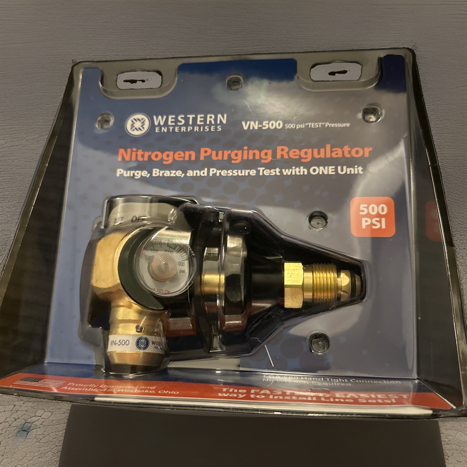 Western Enterprises 312-VN-500 Hvac N2 Regulator 500 Psi Western Enterprises 312-VN-500 Hvac N2 Regulator 500 Psi