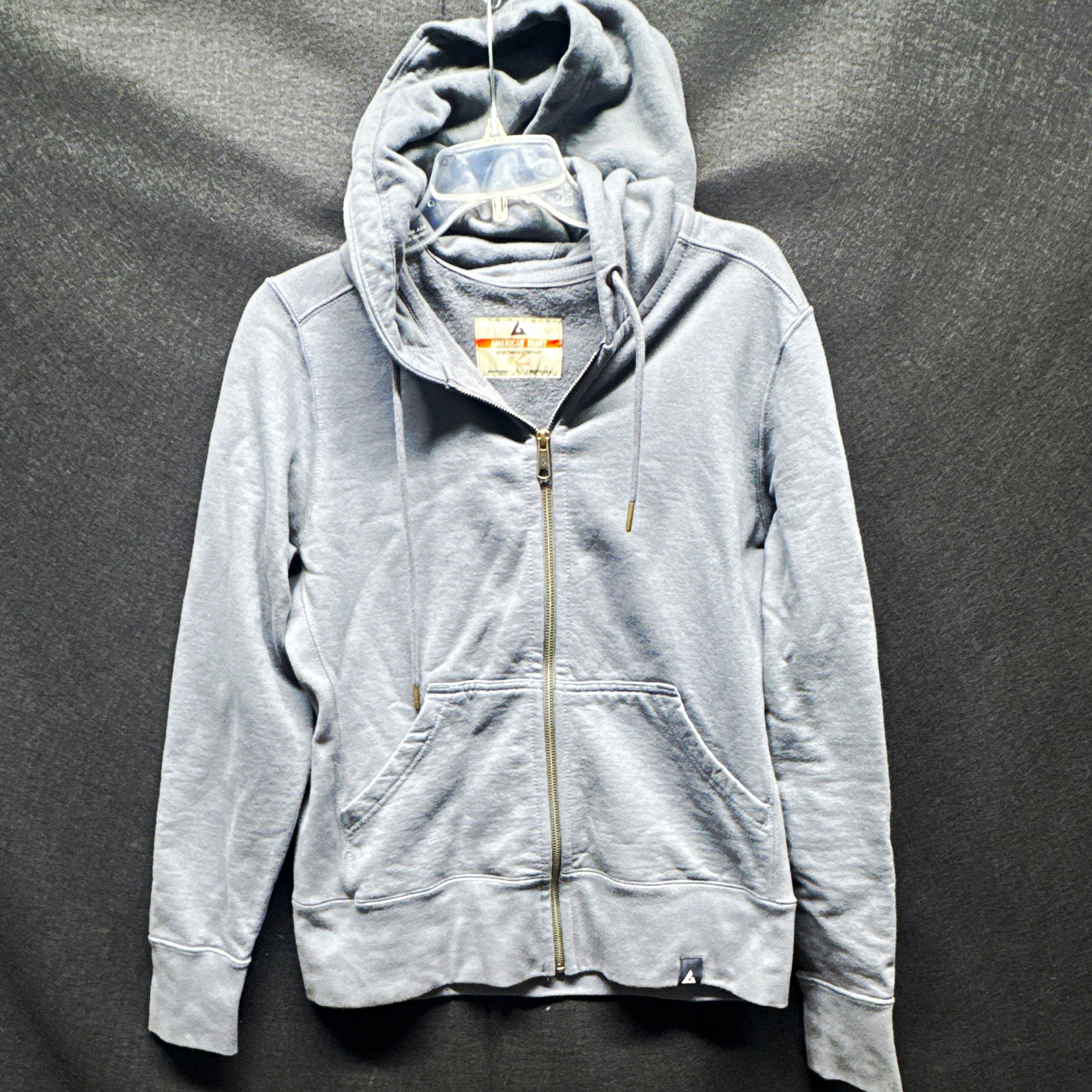 American Giant Women’s Gray Full Zip Fleece Hoodie Pockets Size L American Giant Women’s Gray Full Zip Fleece Hoodie Pockets Size L