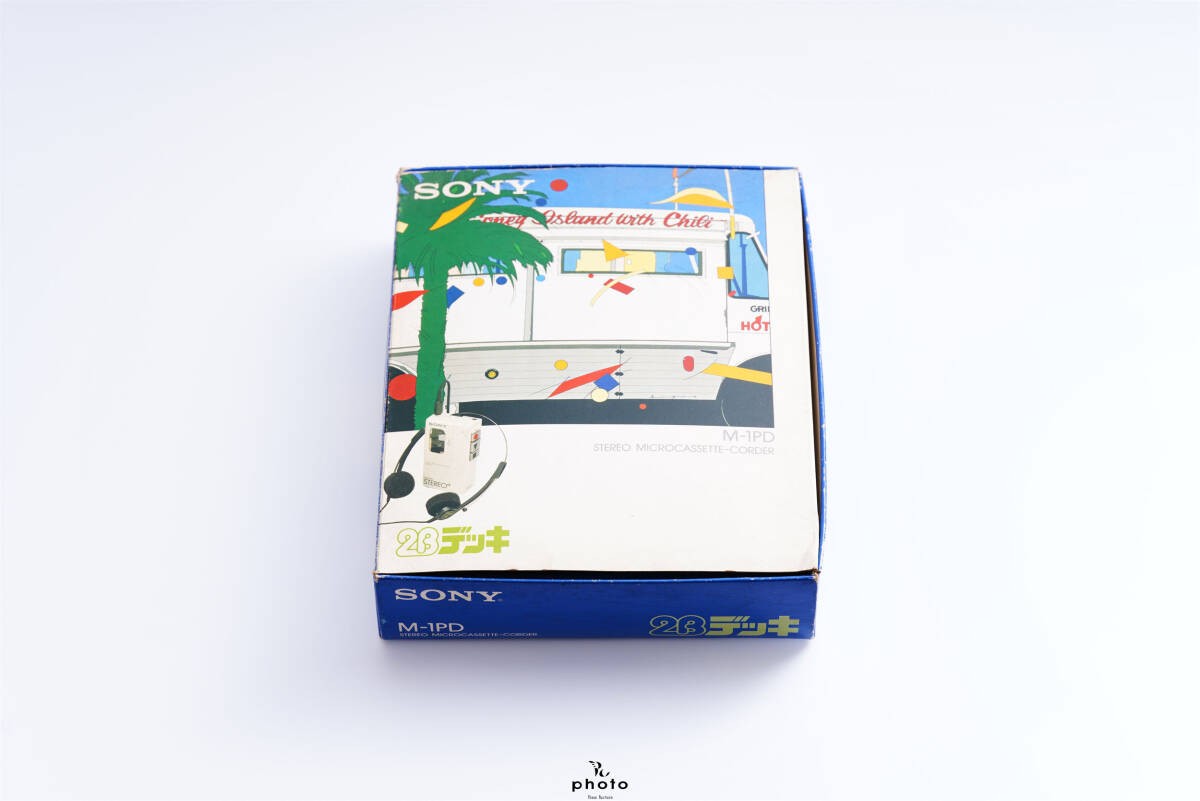 SONY M-1PD Microcassette Recorder 2B Deck White Serviced Near Mint Japan SONY M-1PD Microcassette Recorder 2B Deck White Serviced Near Mint Japan