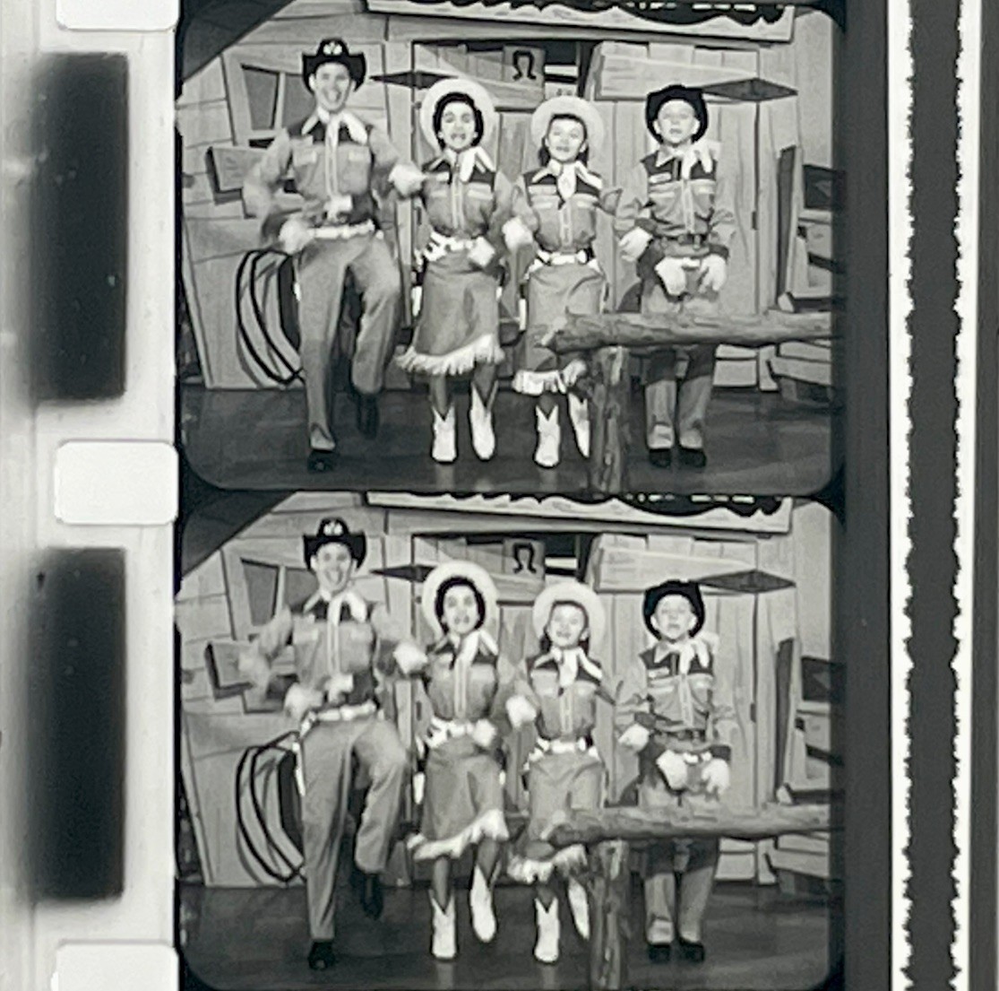 16mm TV Disney MICKEY MOUSE CLUB 1956 Talent Round Up Day ANNETTE Movie Film