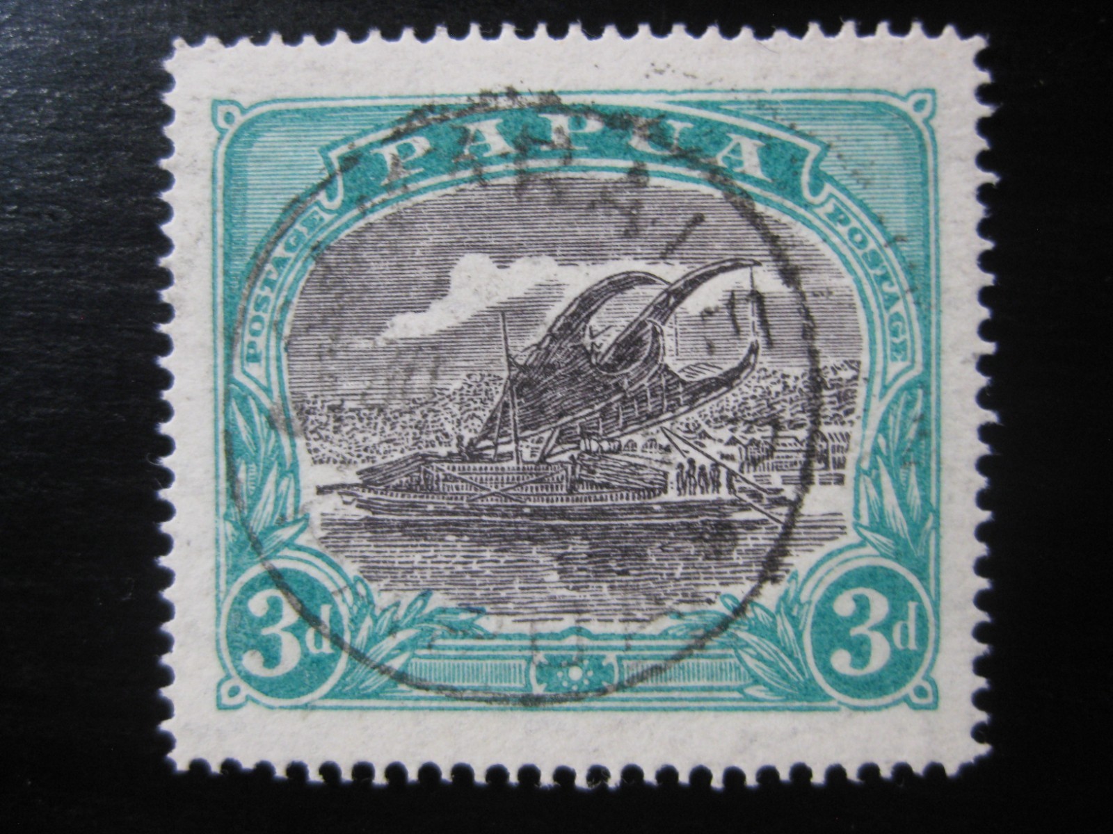 PAPUA BRITISH COLONY Sc. #66 scarce used stamp SCV $3.00