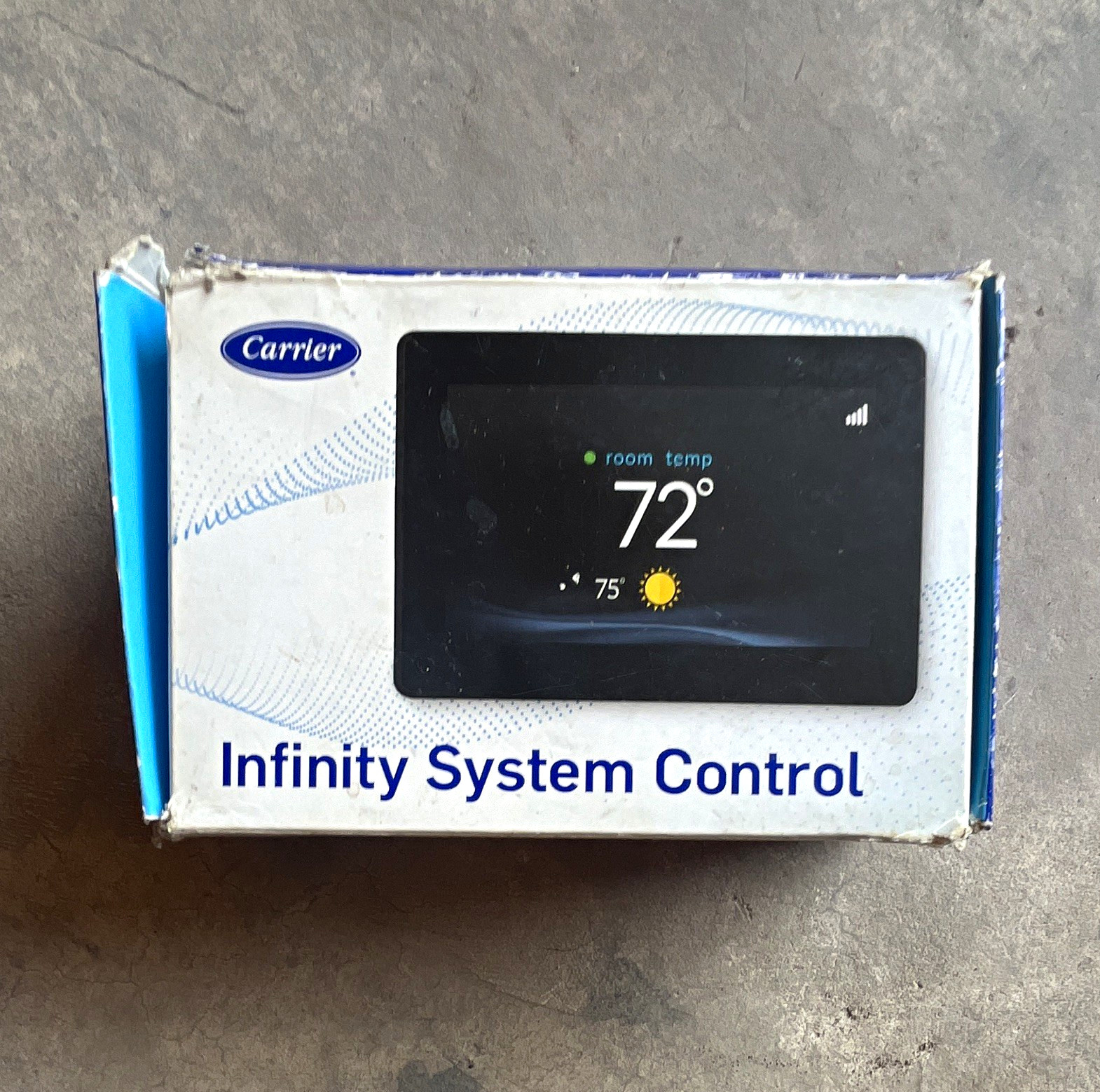 Carrier Infinity System Control Touchscreen Thermostat Programmable Alexa Black Carrier Infinity System Control Touchscreen Thermostat Programmable Alexa Black