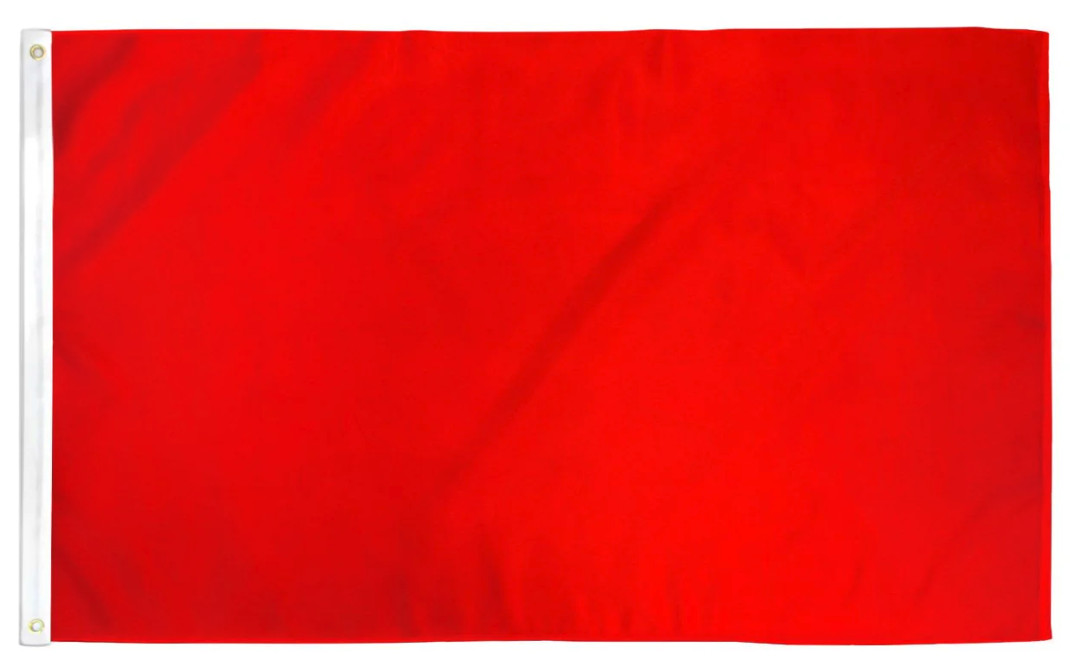 5\' x 8\', 5 x 8 Foot RED Solid Color Flag Blank Flag Super Polyester 100D, New. 5\' x 8\', 5 x 8 Foot RED Solid Color Flag Blank Flag Super Polyester 100D, New.