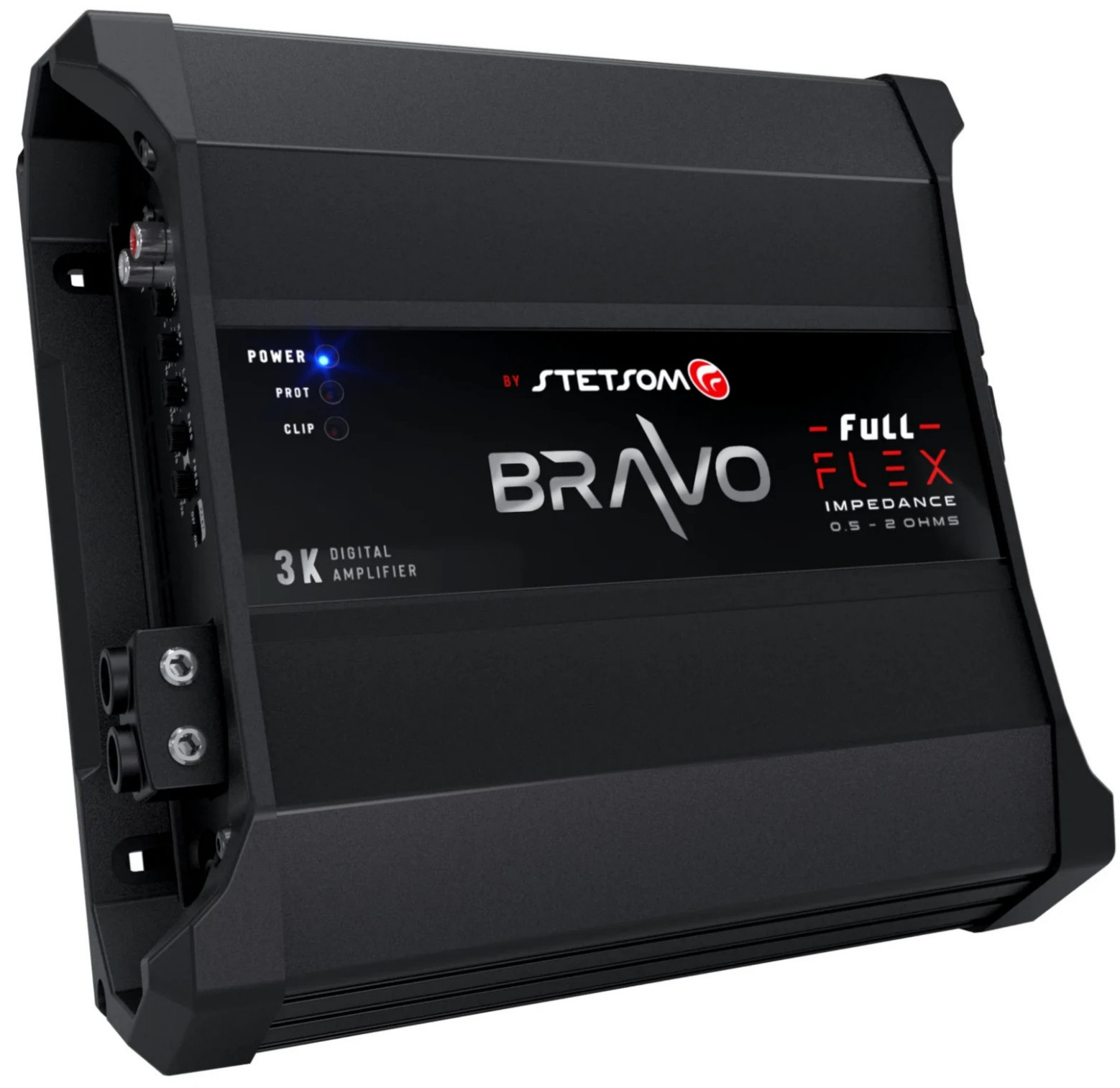 Stetsom Bravo Full Flex 3K Mono 3000W Amplifier 0.5-2 Ohm Car Audio