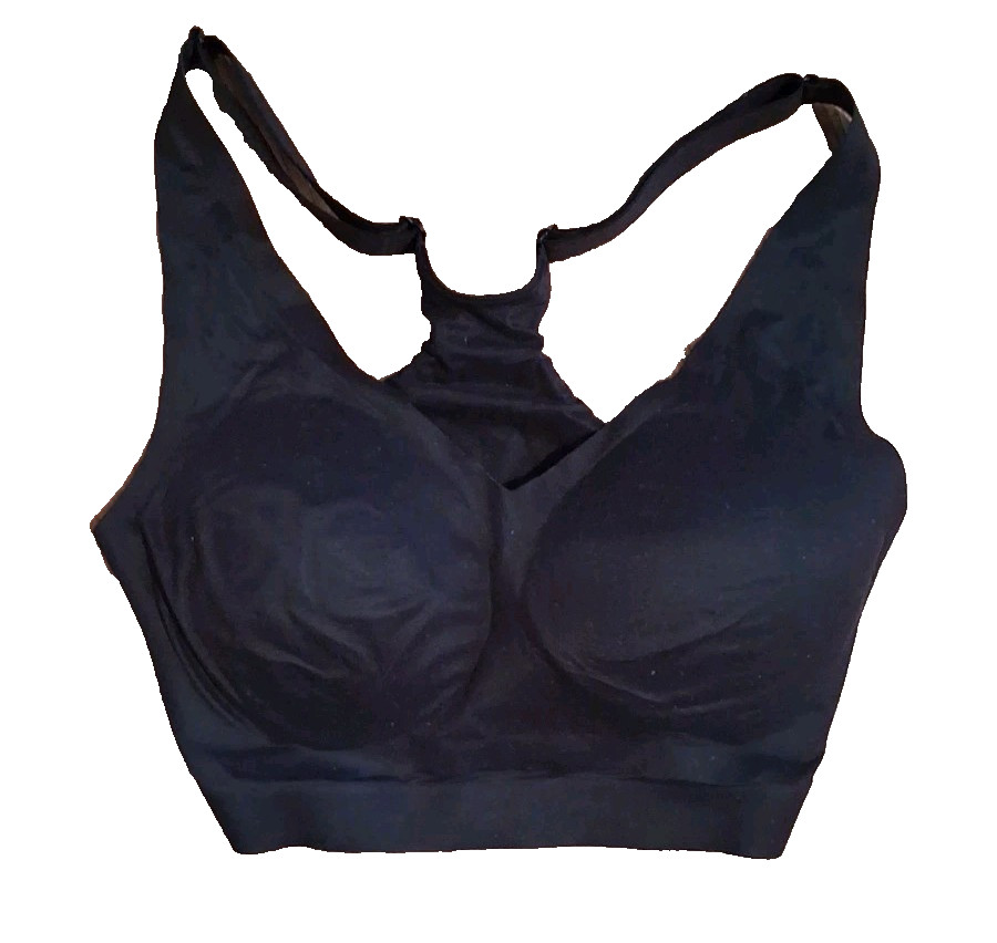 Soma Embliss Racerback Bralette Women\'s Black NWOT Soft Support Size M Soma Embliss Racerback Bralette Women\'s Black NWOT Soft Support Size M
