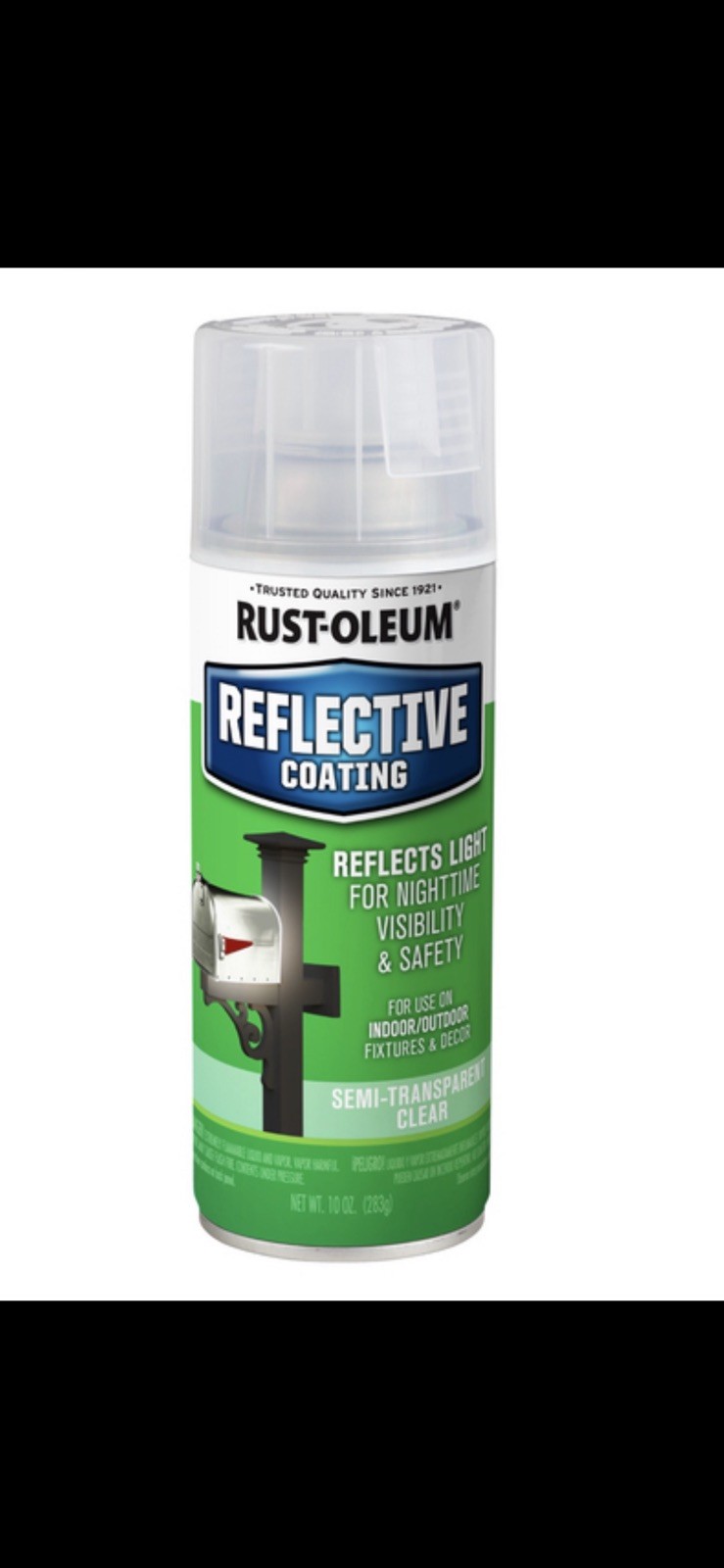 Rust-Oleum Specialty Semi-Transparent Reflective Finish Spray Paint 12 oz 214944 Rust-Oleum Specialty Semi-Transparent Reflective Finish Spray Paint 12 oz 214944