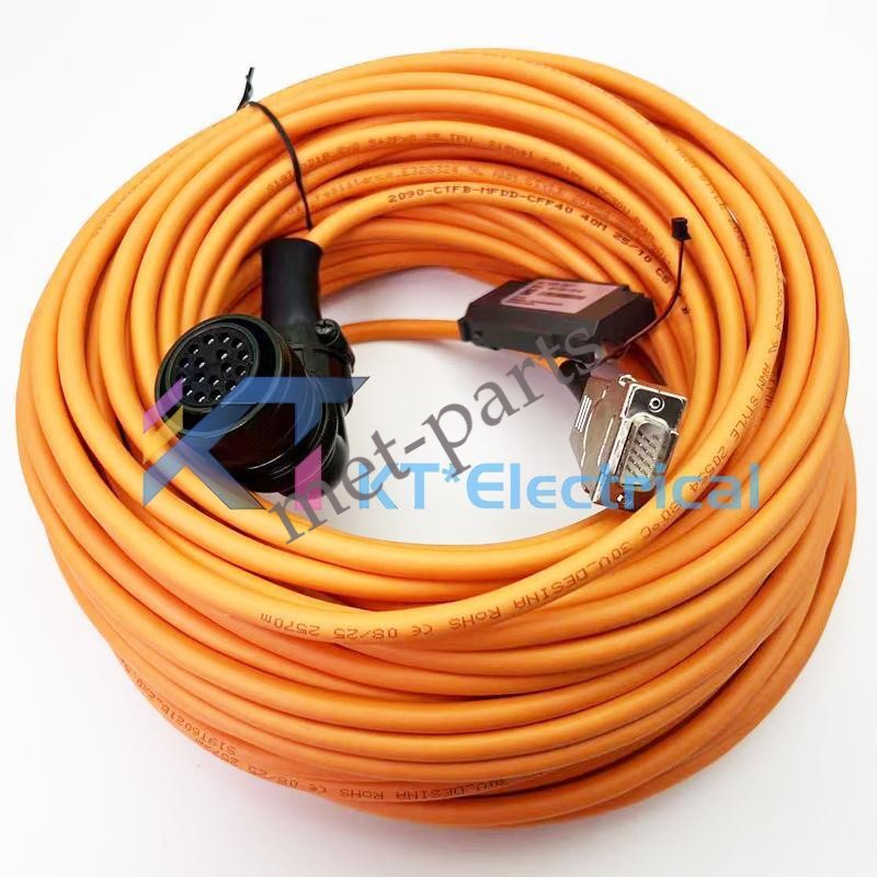 one New Servo Motor Power Cable 30M For 2090-CTFB-MFDD-CFF30 one New Servo Motor Power Cable 30M For 2090-CTFB-MFDD-CFF30