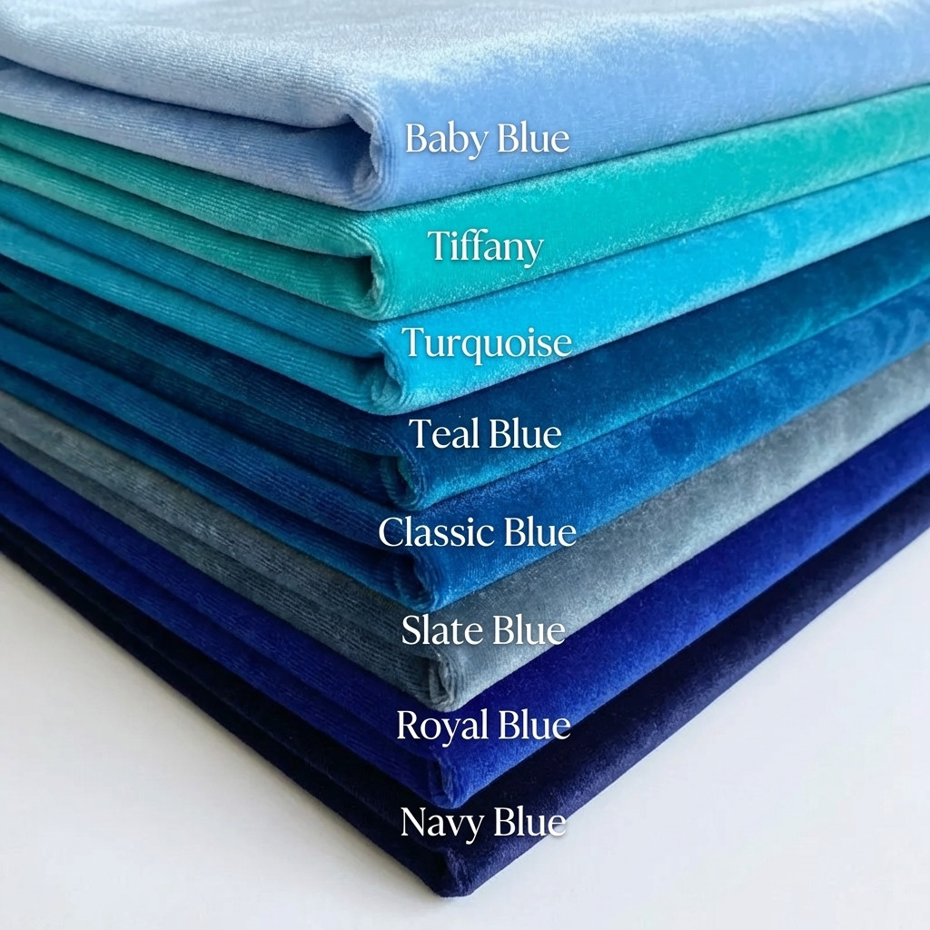 Premium 4-Way Stretch Velvet Fabric 58