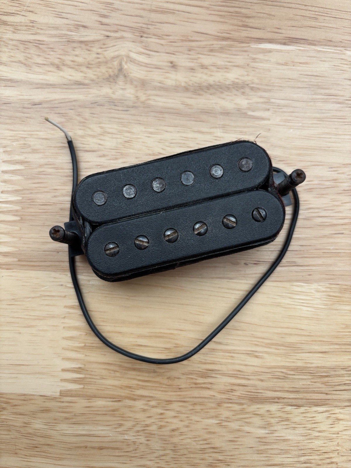 Schaller Humbucker Guitar Pickup Bridge, Vintage 1980s Schaller Humbucker Guitar Pickup Bridge, Vintage 1980s