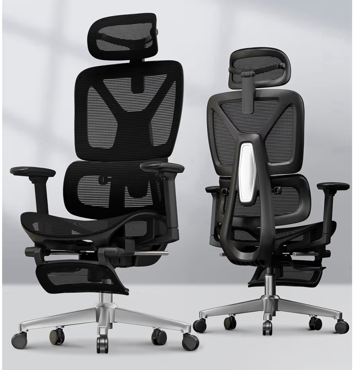 FLEXISPOT Ergox Premium Ergonomic Office Chair with Footrest- Adjustable 3D Armr