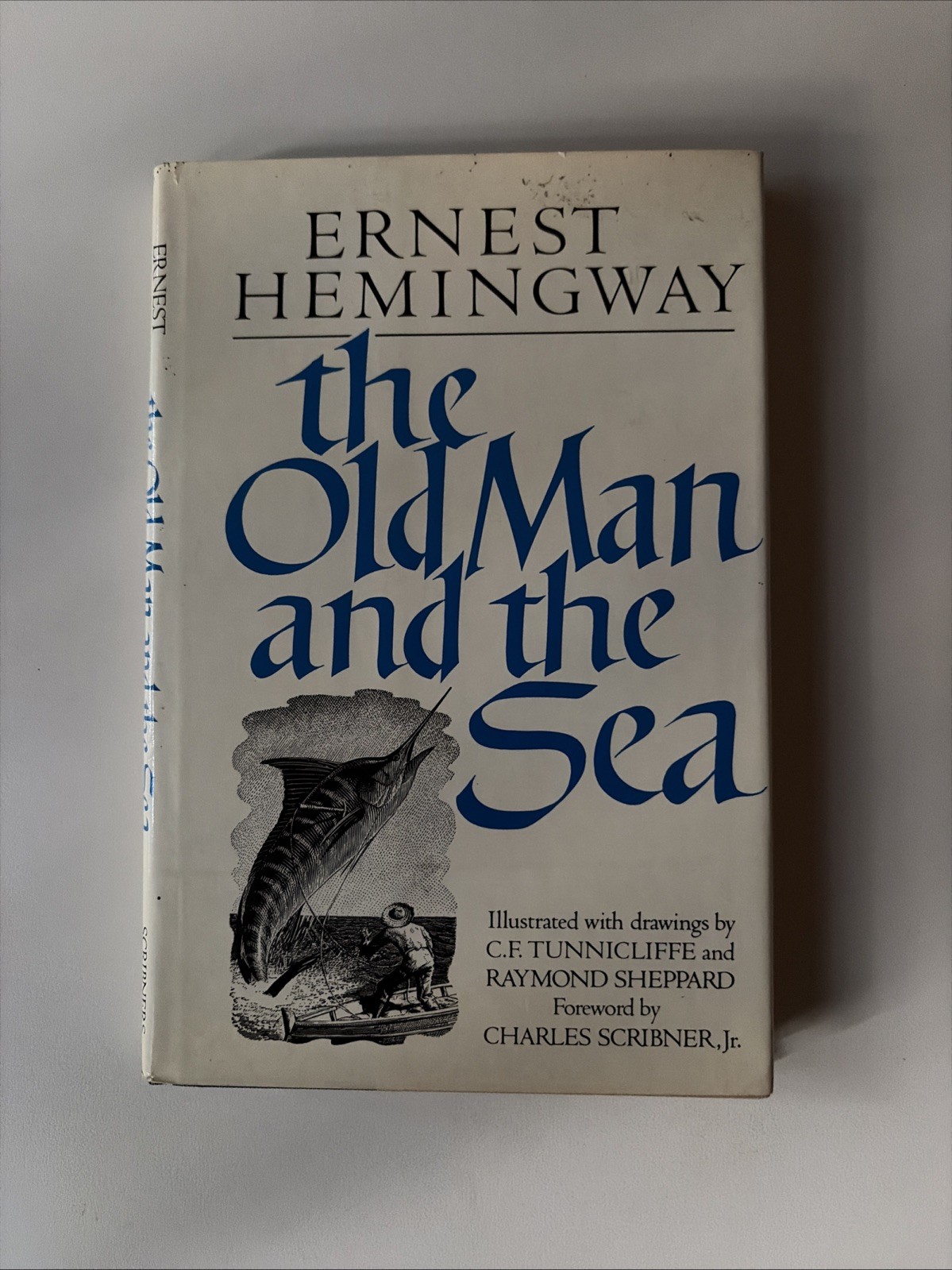 Ernest Hemingway The Old Man and the Sea 1980 Scribner\'s Illustrated 1st Thus HC