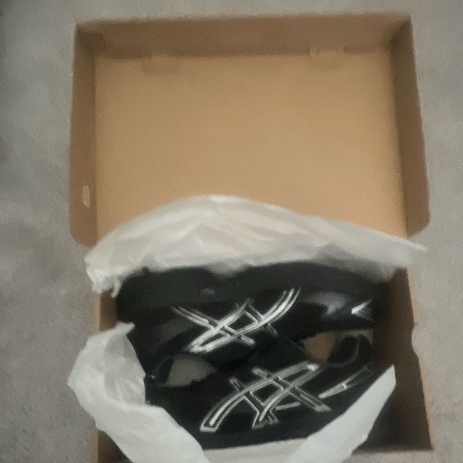 Gel-1130 Black/Pure silver asics Size 10.5