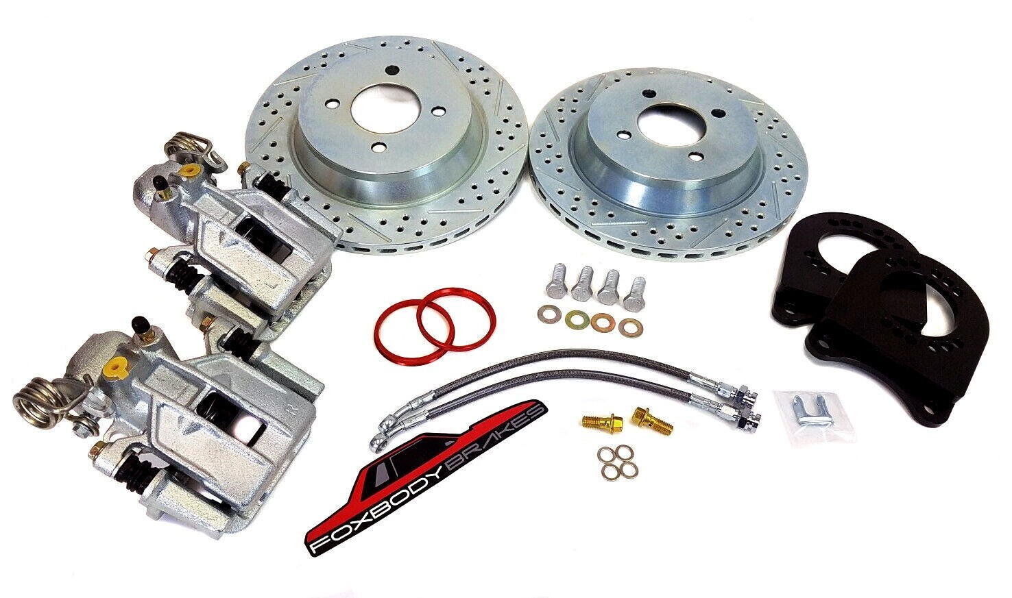 1979-1993 Rear Fox 8.8 4 lug brake conversion