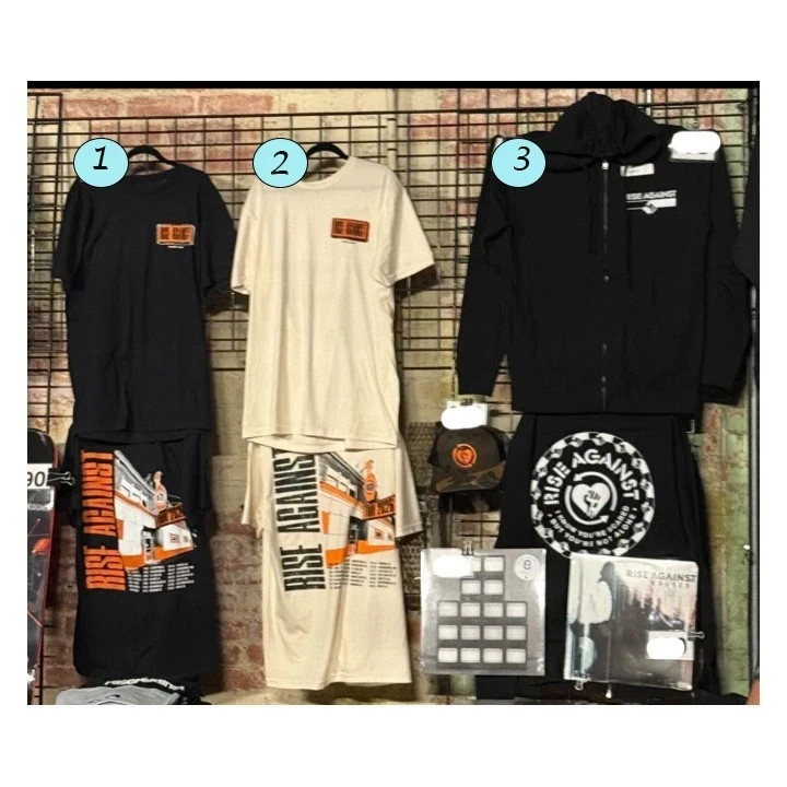 Rise Against Tour 2026 Concert T-Shirt Hoodie Merch Reprint