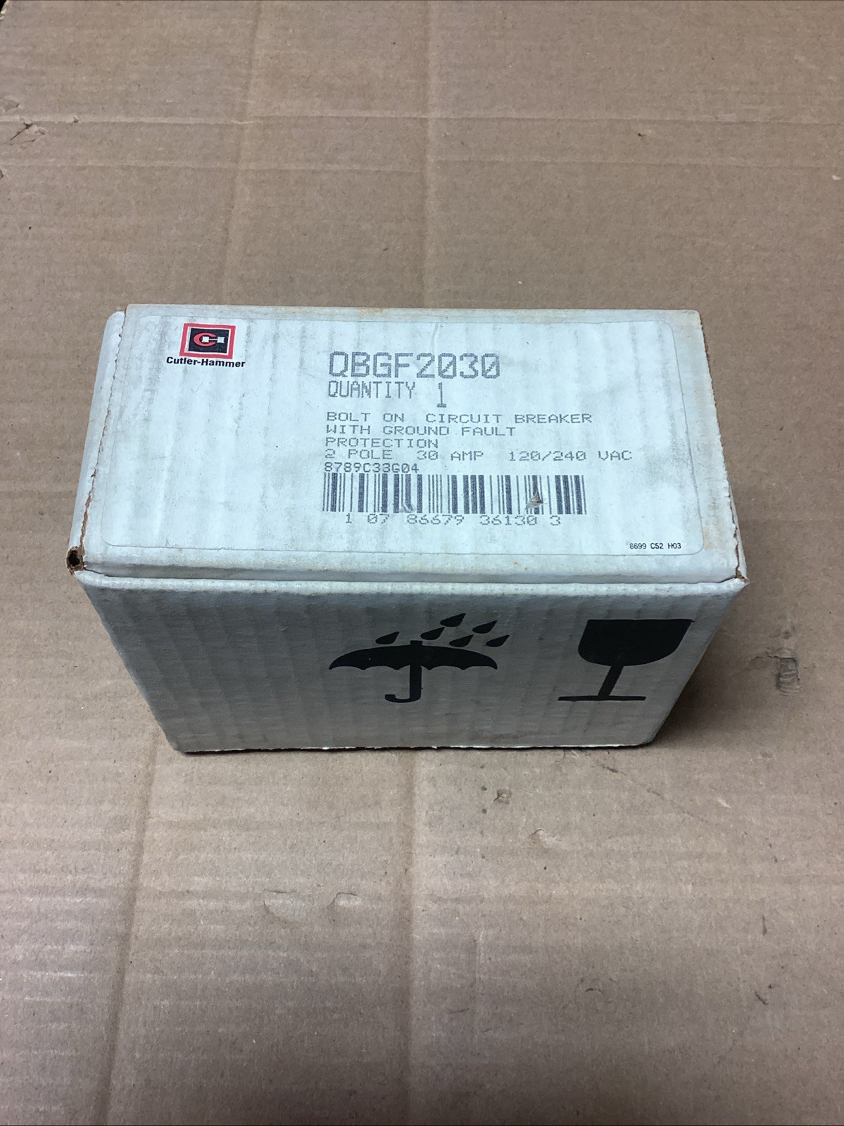 Cutler Hammer QBGF2030 Nib Cutler Hammer QBGF2030 Nib