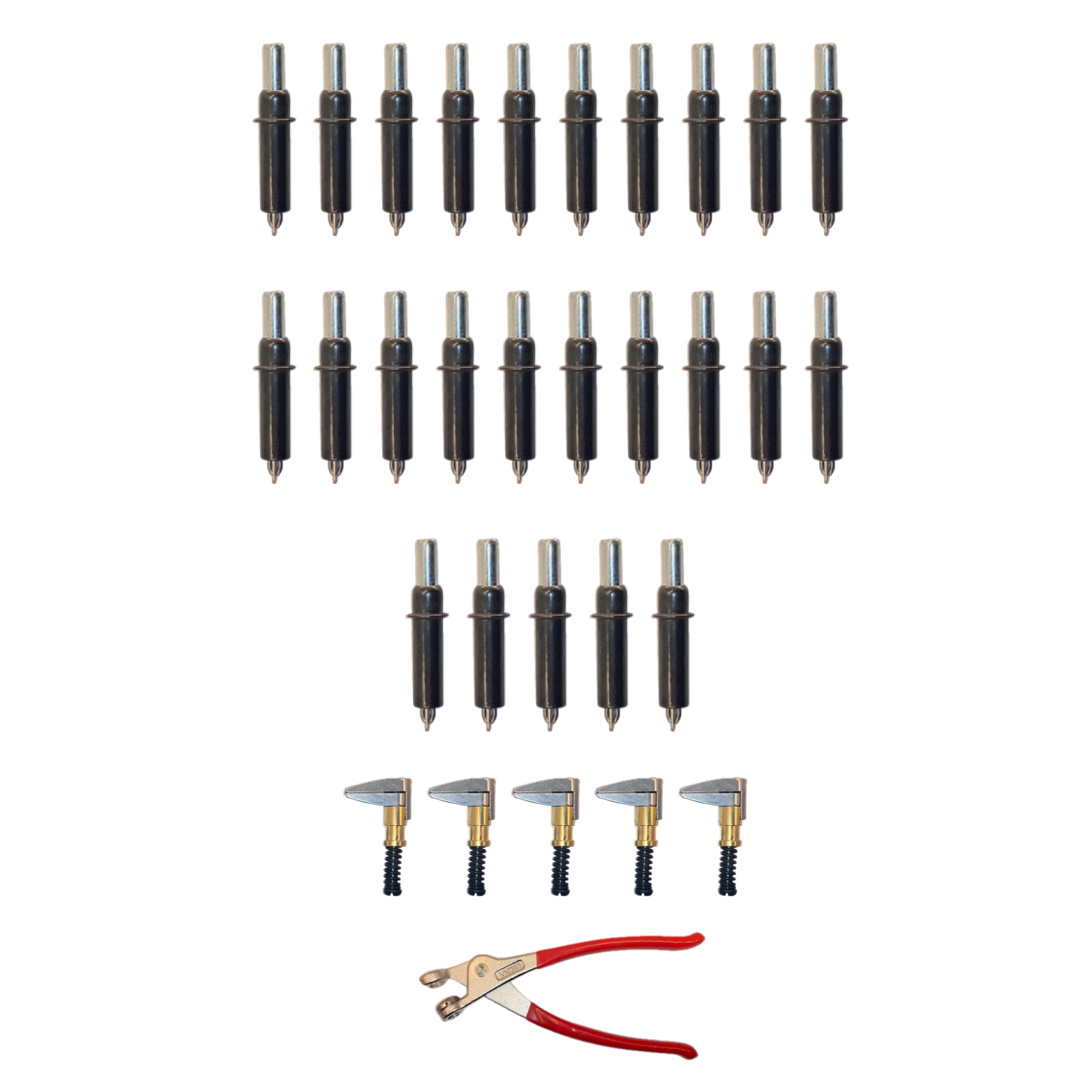 31-Pc Cleco Kit 25 x 5/32 Fasteners 5 Side Clamps + Pliers