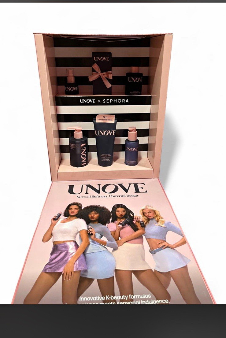 UNOVE x Sephora Hair Mask Set w/ Shampoo, Leave-In, Heat Spray, Hair Oil 207ml UNOVE x Sephora Hair Mask Set w/ Shampoo, Leave-In, Heat Spray, Hair Oil 207ml