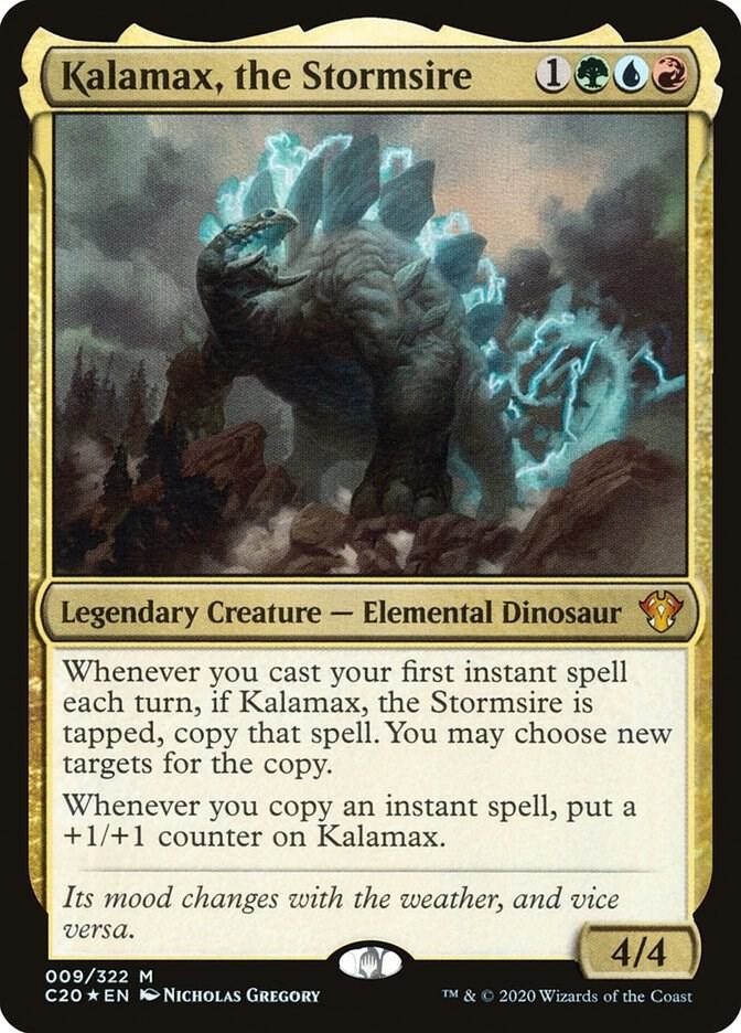 1x Foil Kalamax, the Stormsire - Commander 2020 NM - MTG