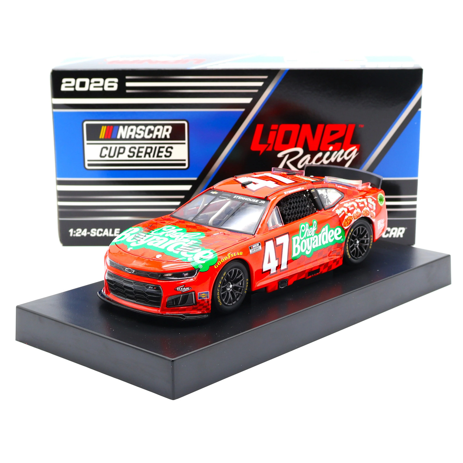 Ricky Stenhouse Jr. 2026 Chef Boyardee 1:24 Nascar Diecast Ricky Stenhouse Jr. 2026 Chef Boyardee 1:24 Nascar Diecast