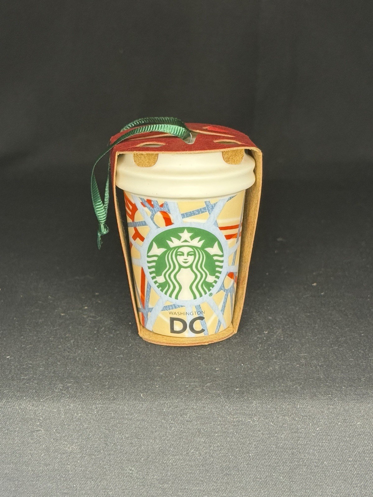 NEW Starbucks 2015 Washington DC Holiday Christmas Travel Mug Cup To Go Ornament NEW Starbucks 2015 Washington DC Holiday Christmas Travel Mug Cup To Go Ornament