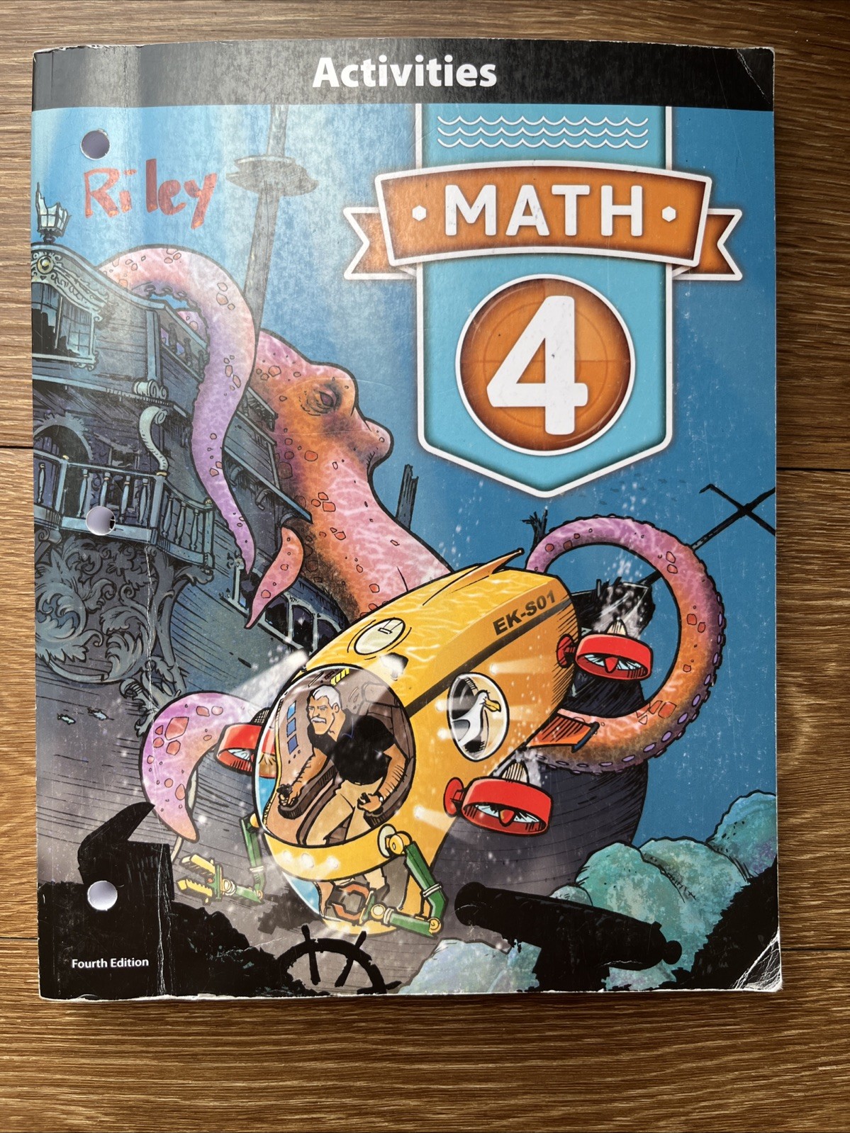 BJU Press Math 4 Activities. Blank Questions 4th Grade. 4th Ed. Student Book