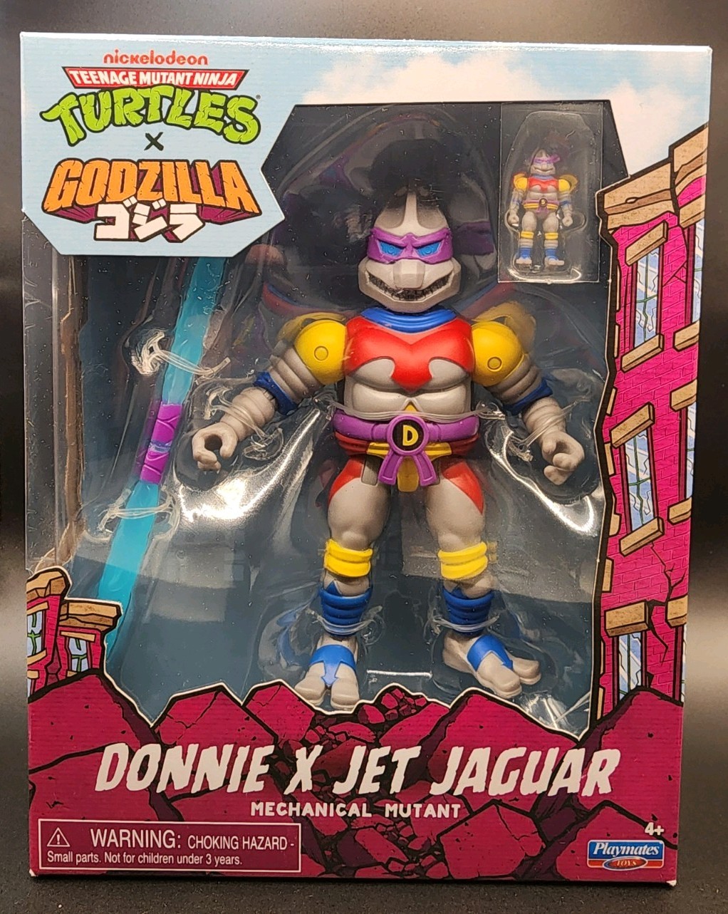 Teenage Mutant Ninja Turtles X Godzilla Donnie x Jet Jaguar Teenage Mutant Ninja Turtles X Godzilla Donnie x Jet Jaguar