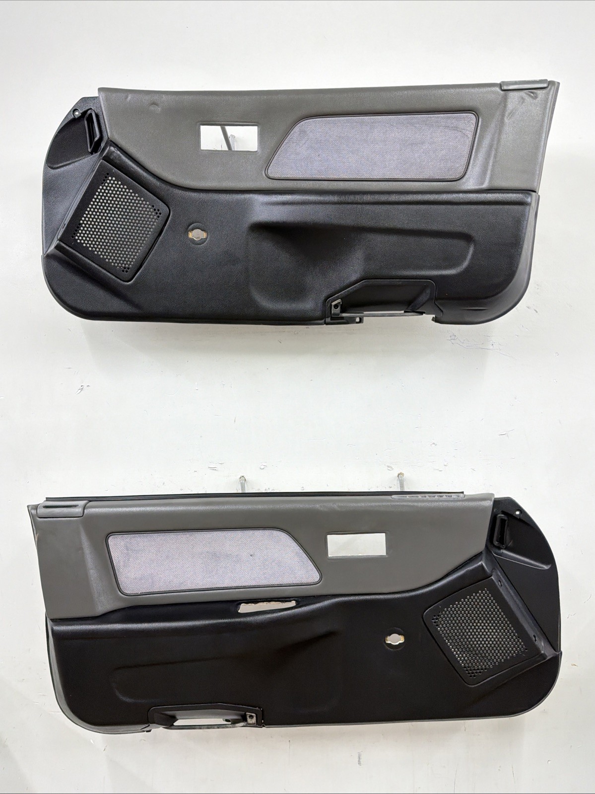 90-91 Honda Civic Hatchback Door Panels OEM Black/Gray