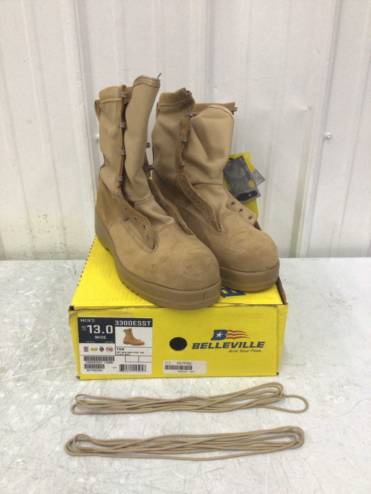 BELLEVILLE - 330DESST TAN. 13.0 SIZE BOOTS BELLEVILLE - 330DESST TAN. 13.0 SIZE BOOTS