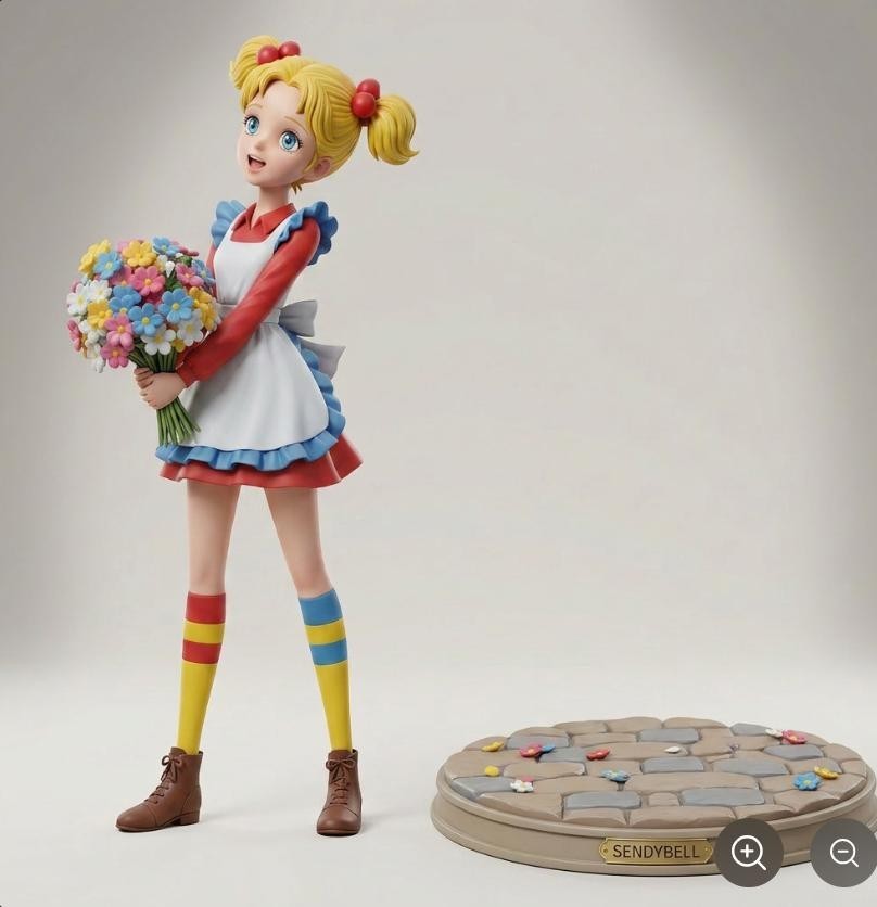 F.ART ACTION FIGURES 3D SANDYBELL _no color