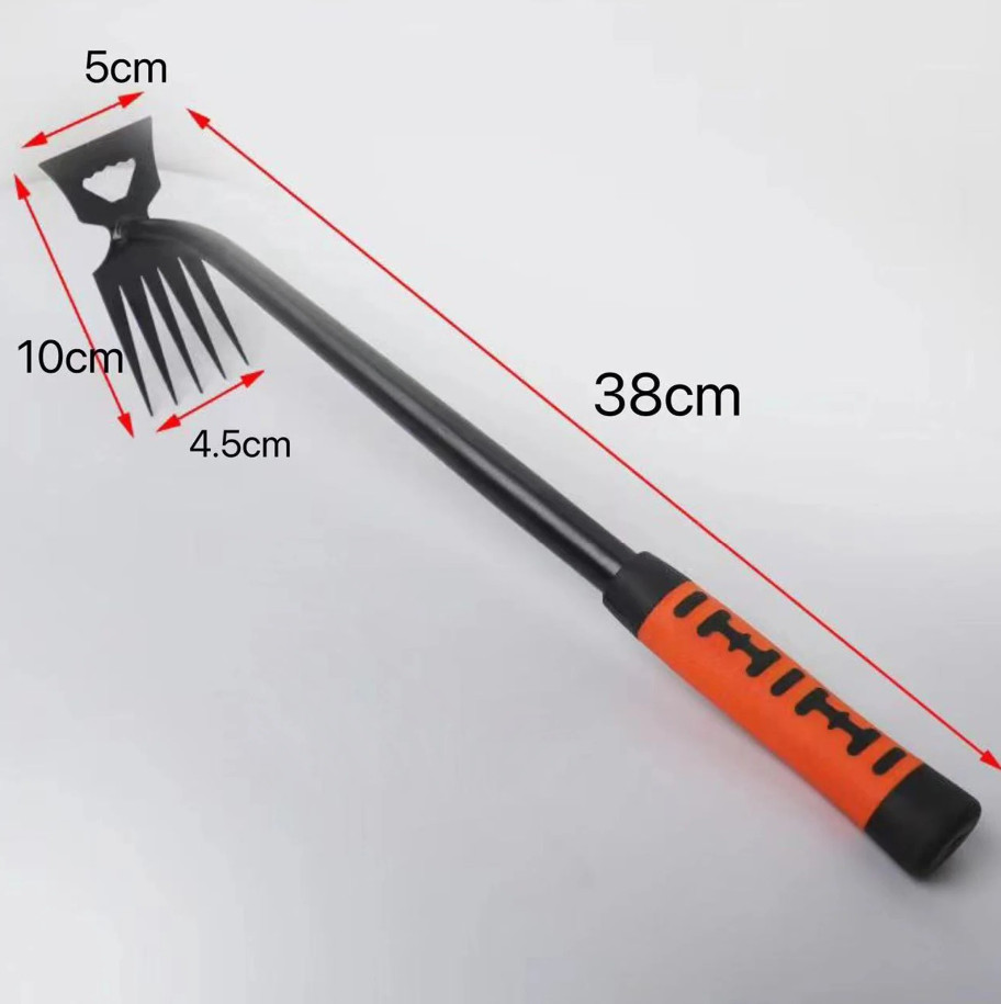 1pc 2-in-1 Garden Weed Shovel Rake Stainless Steel Dual Head Weeding Hand Tool 1pc 2-in-1 Garden Weed Shovel Rake Stainless Steel Dual Head Weeding Hand Tool