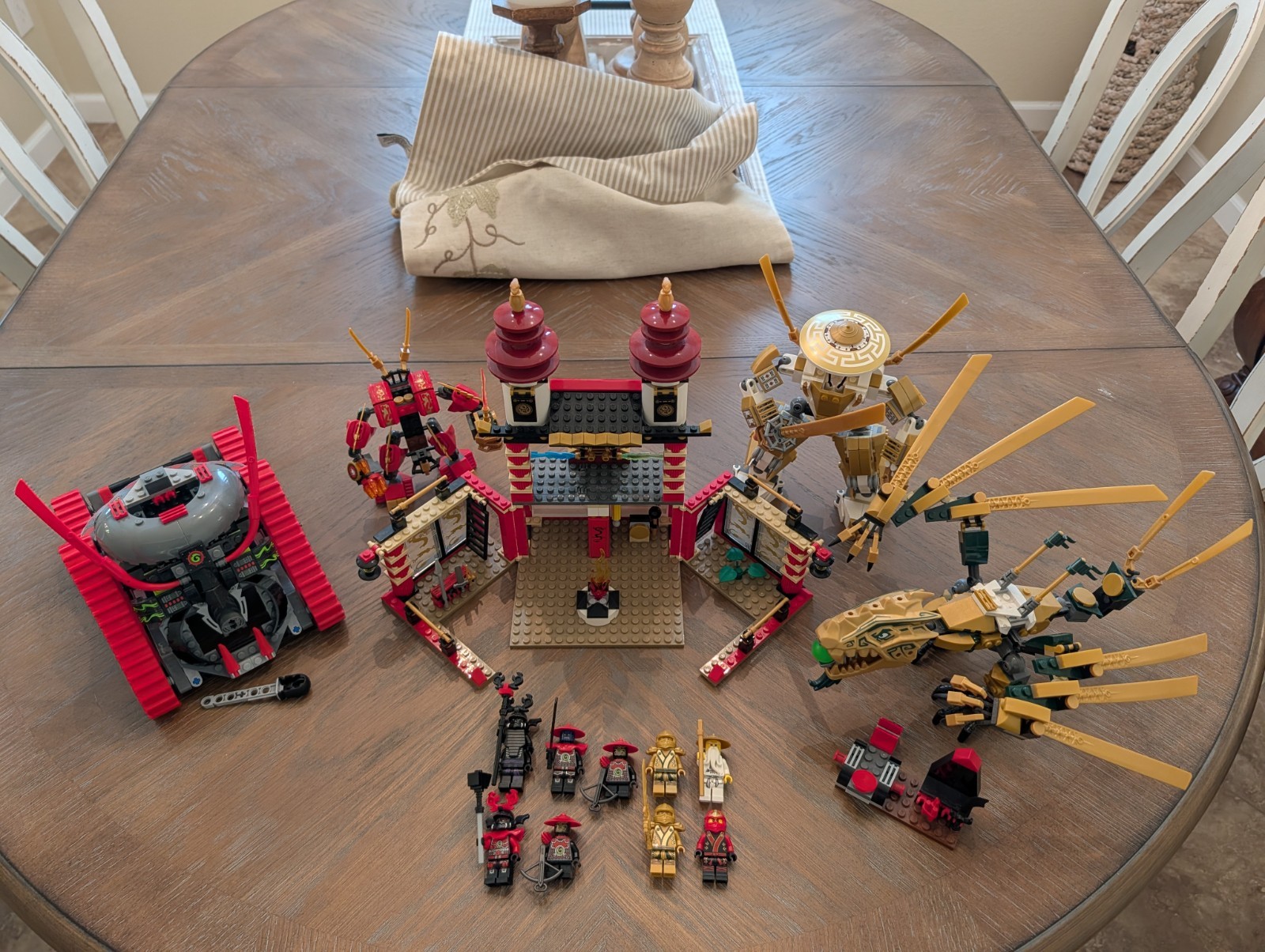 LEGO NINJAGO FINAL BATTLE LOT: (70505) (70500) (70503) (70504)