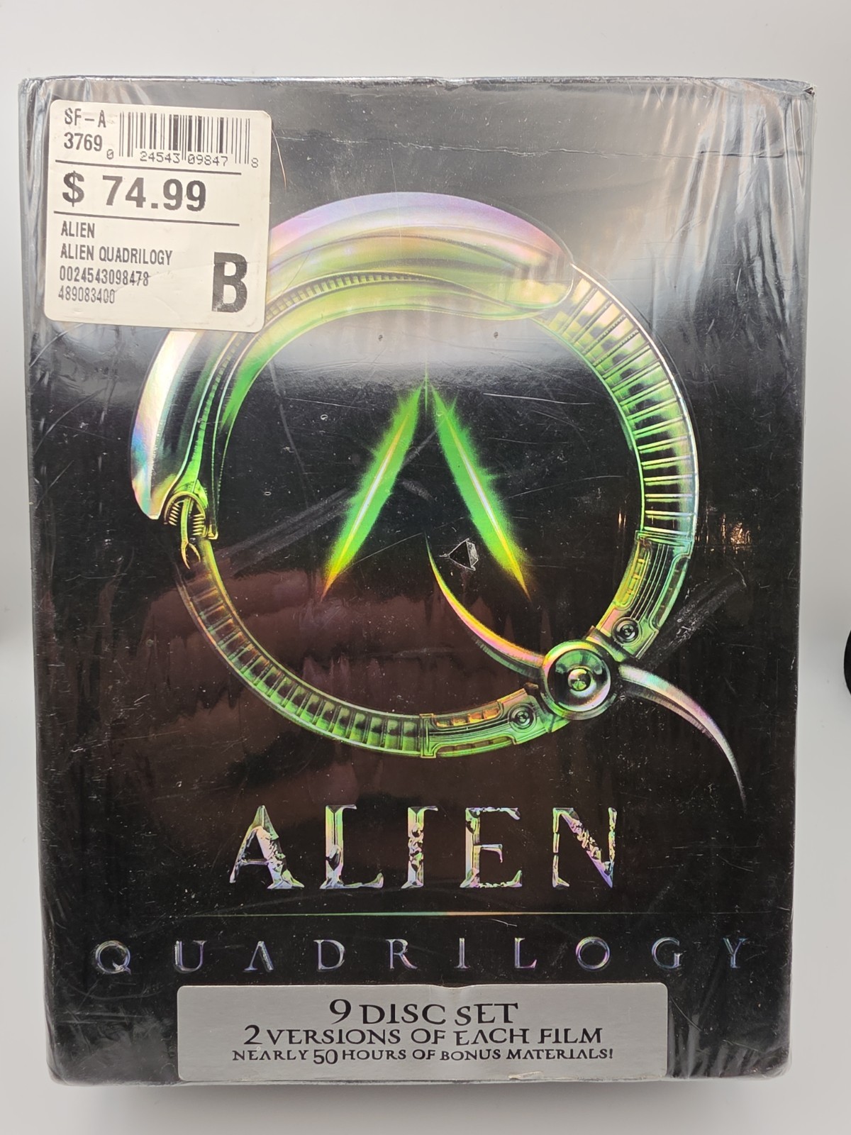Alien Quadrilogy 9 Disc DVD Box Set 2003 Collector's Edition NEW SEALED Alien Quadrilogy 9 Disc DVD Box Set 2003 Collector's Edition NEW SEALED