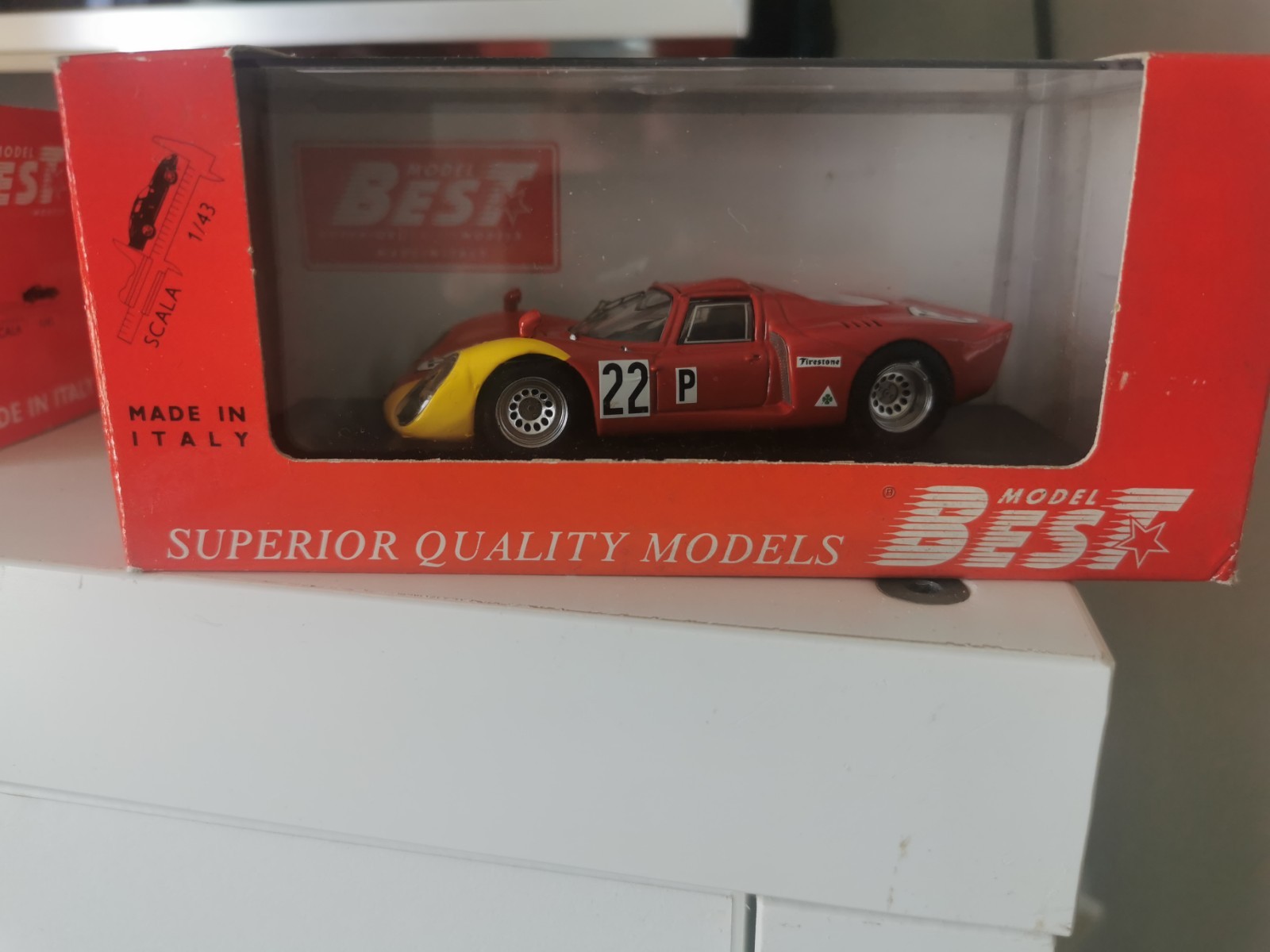 1/43 BEST ALFA ROMEO 33.2 DAYTONA 1968 #22 CASON/BISCARDI 9200 1/43 BEST ALFA ROMEO 33.2 DAYTONA 1968 #22 CASON/BISCARDI 9200