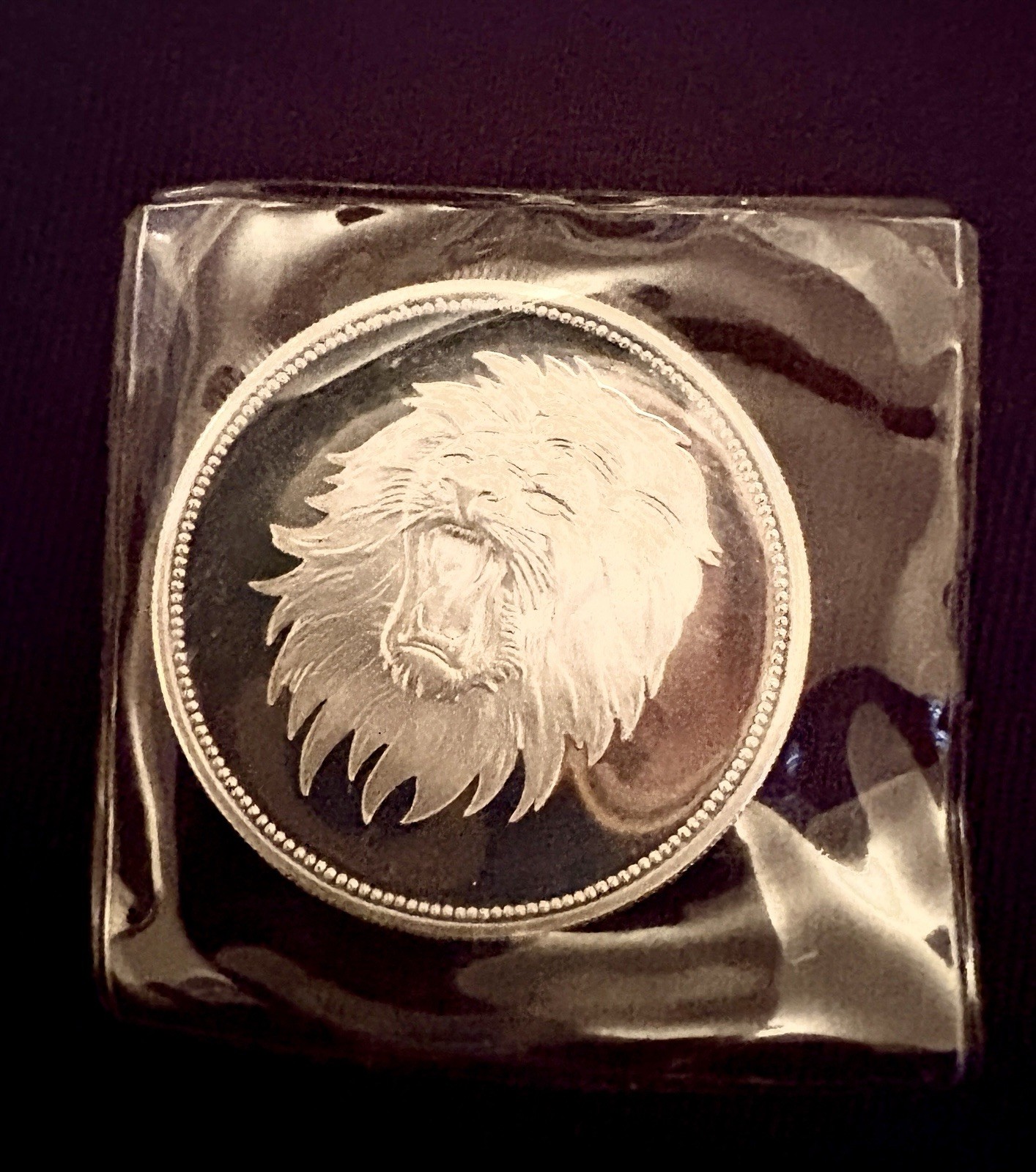 1969 Yemen Lion Proof Silver Dollar ~ 2 Riyals Arab Republic ~ Sealed Pouches 1969 Yemen Lion Proof Silver Dollar ~ 2 Riyals Arab Republic ~ Sealed Pouches