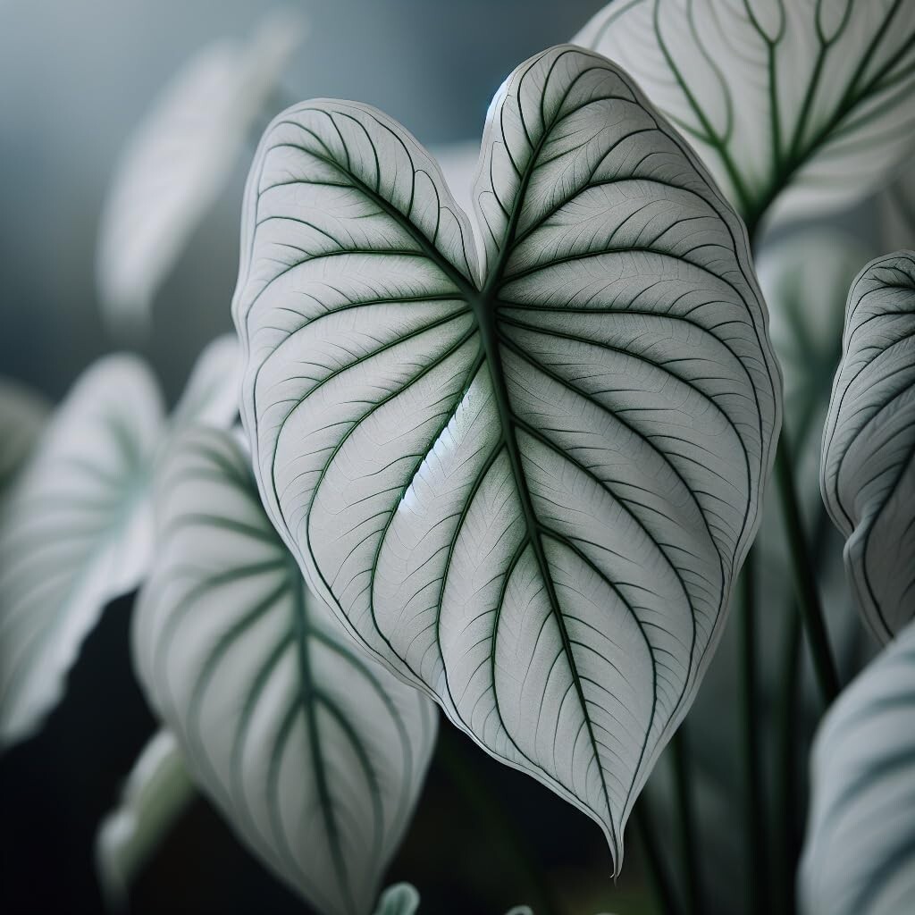 6-Snow White Caladium Bulbs for Planting - Perennial Hosta, Elephant Ears, Fancy 6-Snow White Caladium Bulbs for Planting - Perennial Hosta, Elephant Ears, Fancy