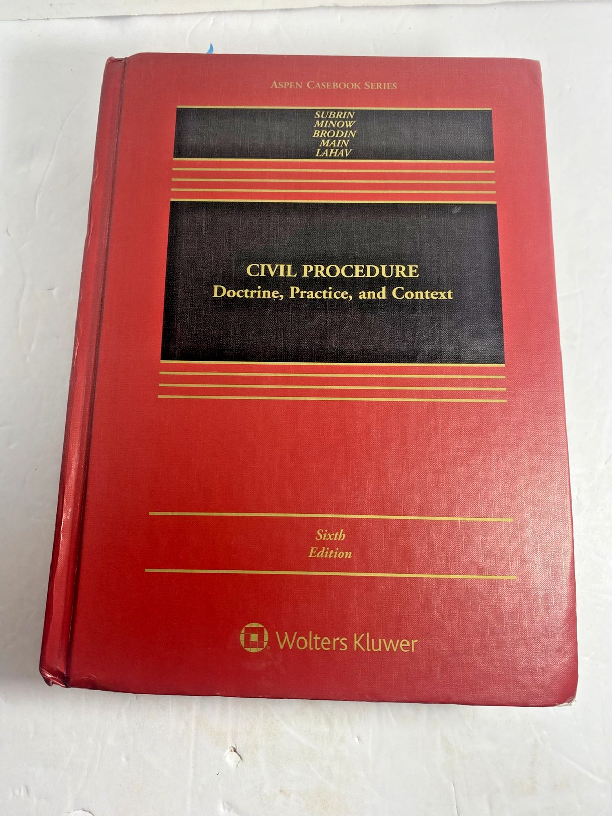 Civil Procedure Doctrine Practice Context 6th Ed Subrin Minow