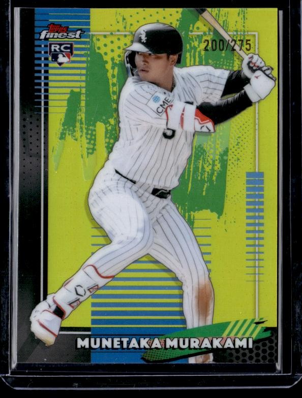 2026 Finest #5 Munetaka Murakami Yellow Refractors #/275 2026 Finest #5 Munetaka Murakami Yellow Refractors #/275