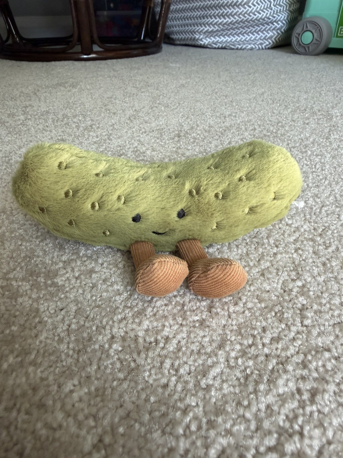 Jellycat London Amuseables PICKLE PLUSH TOY NEW NWT Rare Collectible NWT Jellycat London Amuseables PICKLE PLUSH TOY NEW NWT Rare Collectible NWT