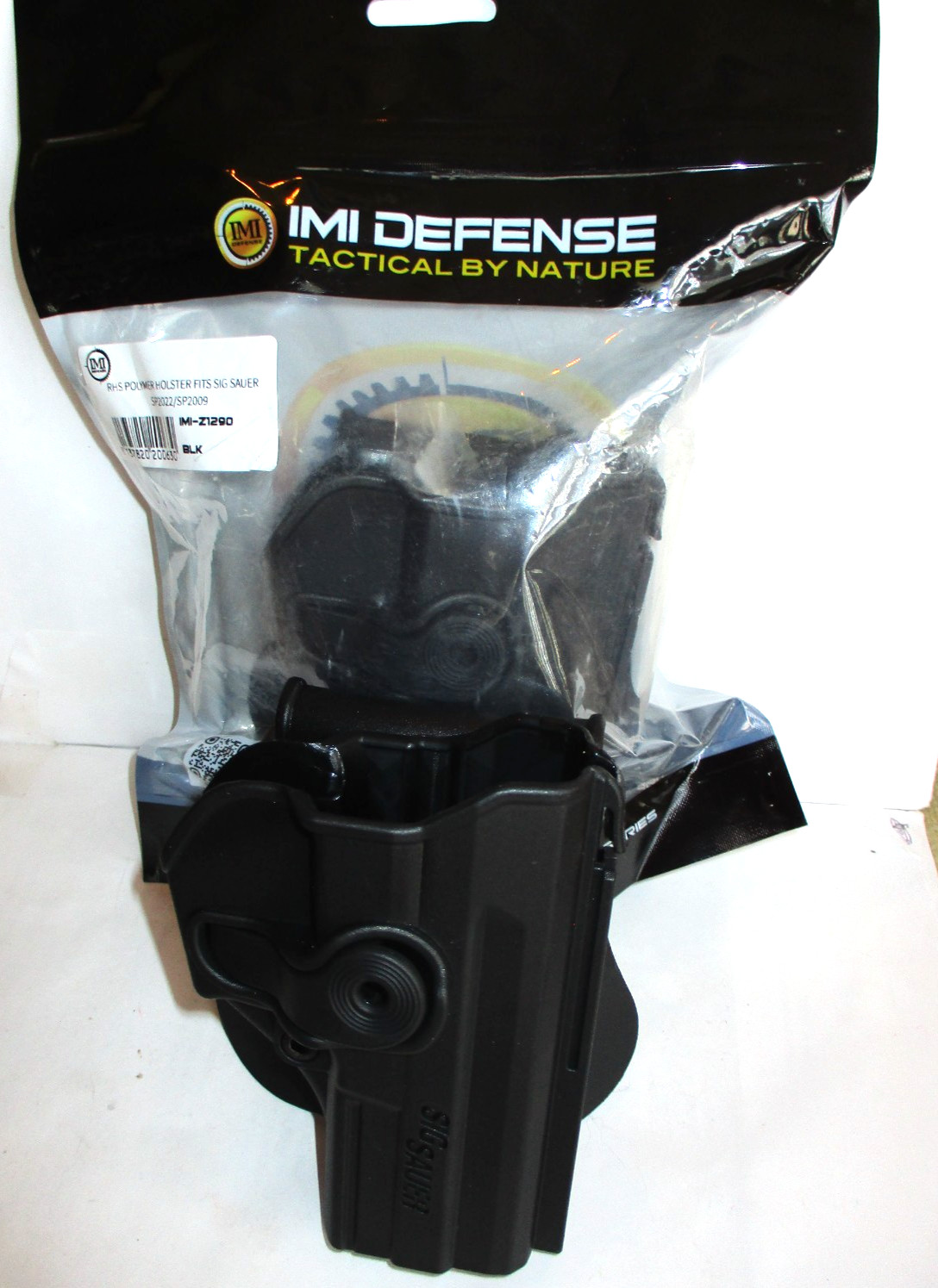 NEW IMI Defense Polymer Sig Sauer Holster SP2022/SP2009 Black