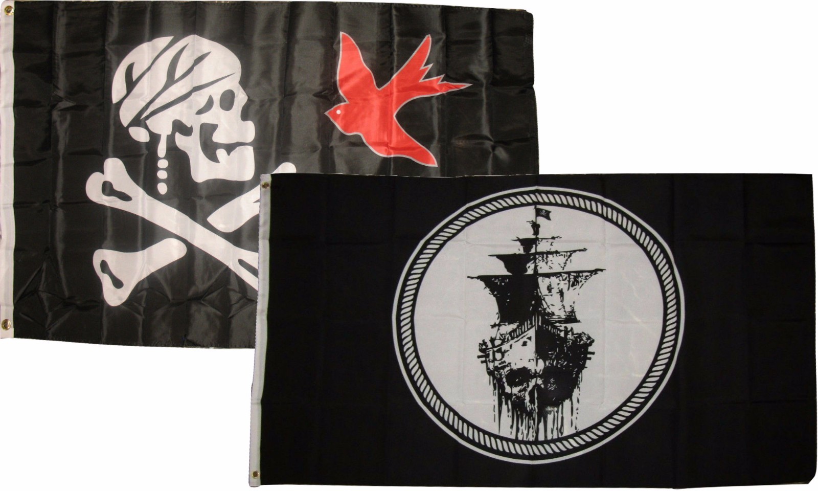 3x5 3\'x5\' Wholesale Combo Jolly Roger Pirate Jack Sparrow Black Pearl Flags Flag