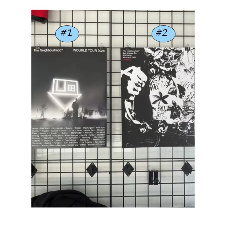 The Neighbourhood Tour Poster Los Angeles CA Oct 9 2026 Reprint