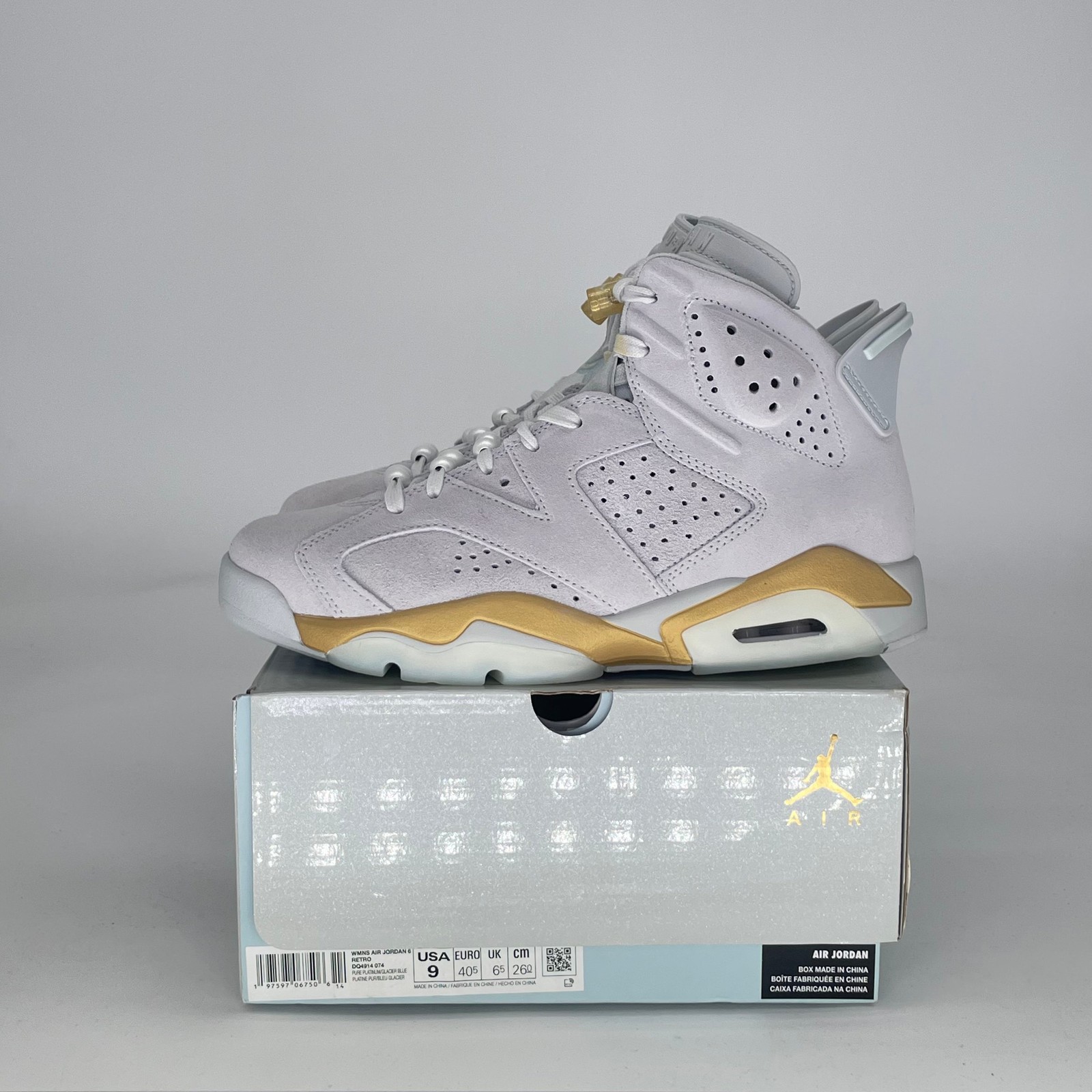 Size 7.5M/9W - Jordan 6 Retro Craft Paris Olympics Pearl (Women\'s) DQ4914-074